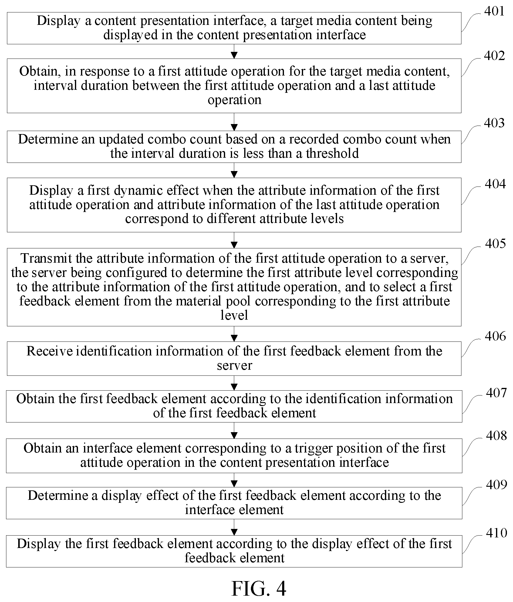 Patent US12568270 Figure 3 – Element display method and apparatus, element selection method and apparatus, device, and storage medium
