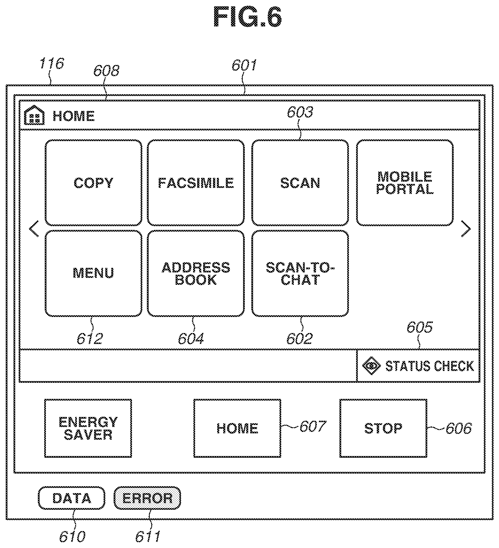 Patent US12568280 Figure 6 – Image processing apparatus and method for posting scanned document data to chat threads
