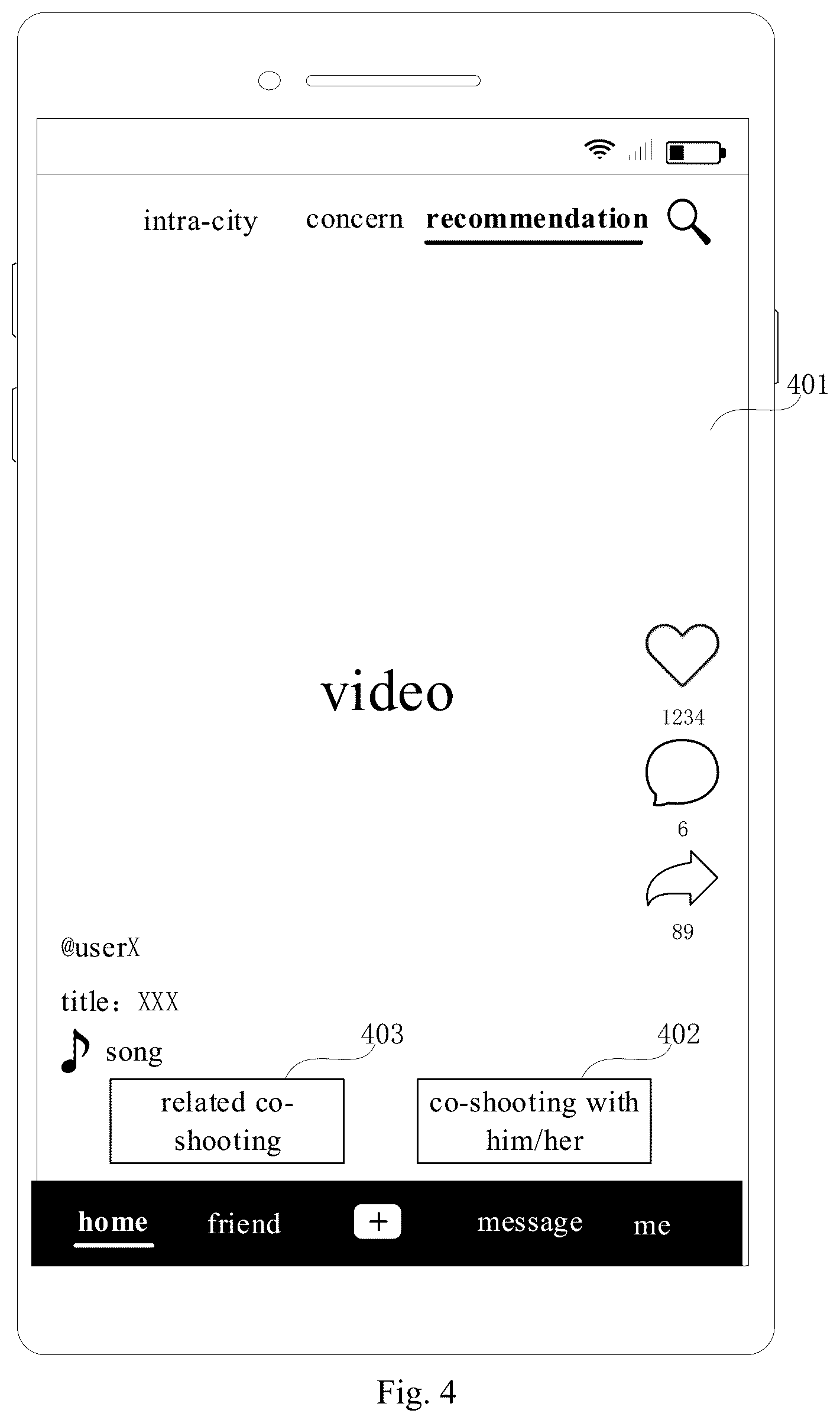 Patent US12568282 Figure 4 – Content display method, apparatus, device and medium