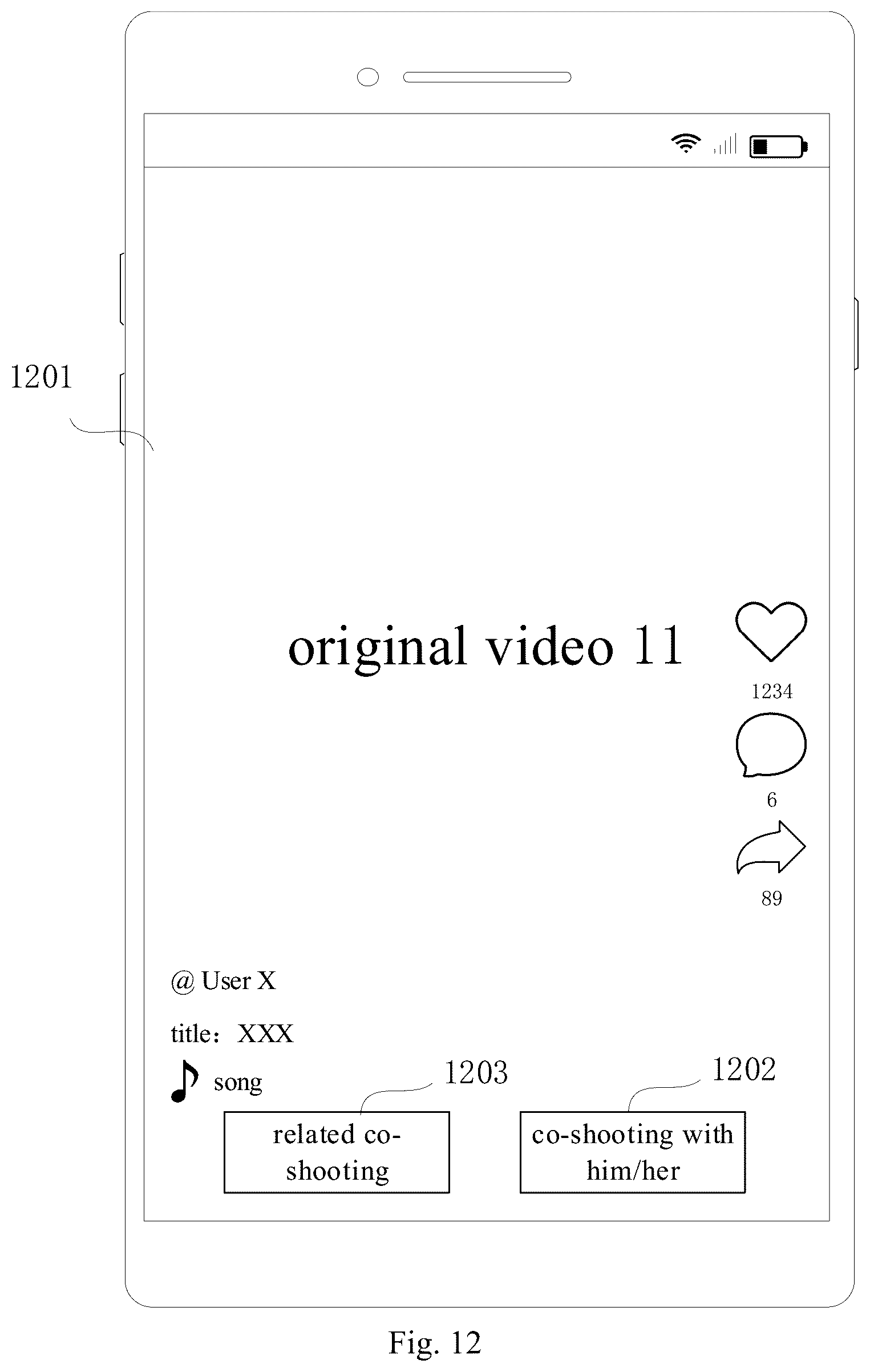 Patent US12568282 Figure 12 – Content display method, apparatus, device and medium