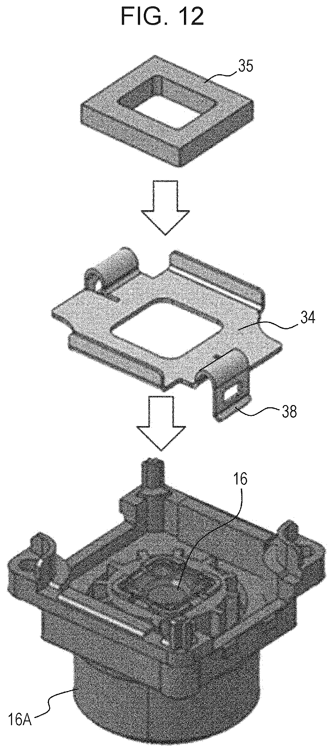 Patent US12568291 Figure 12 – Electronic device, imaging apparatus, and mobile body