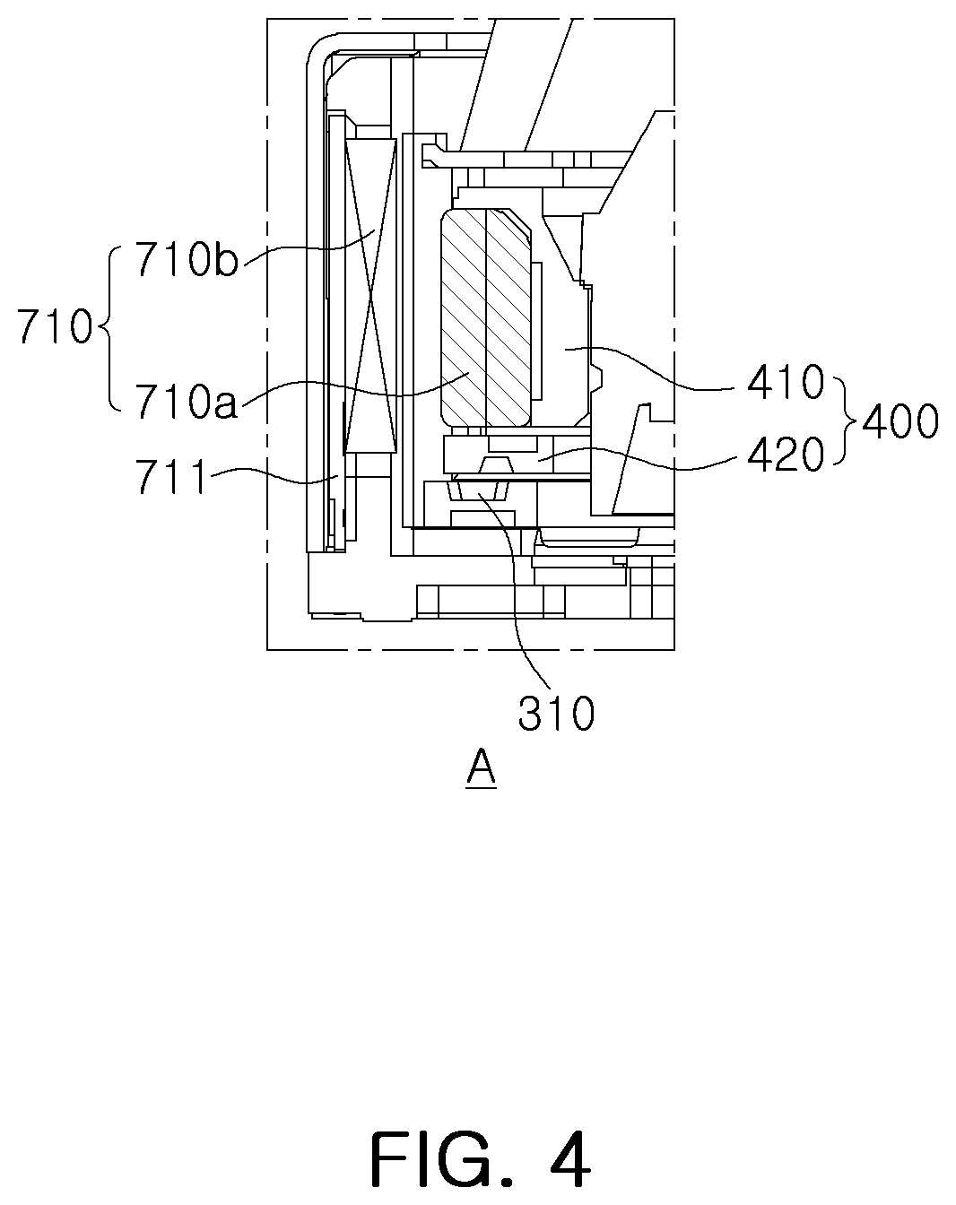 Patent US12568294 Figure 4 – Camera module