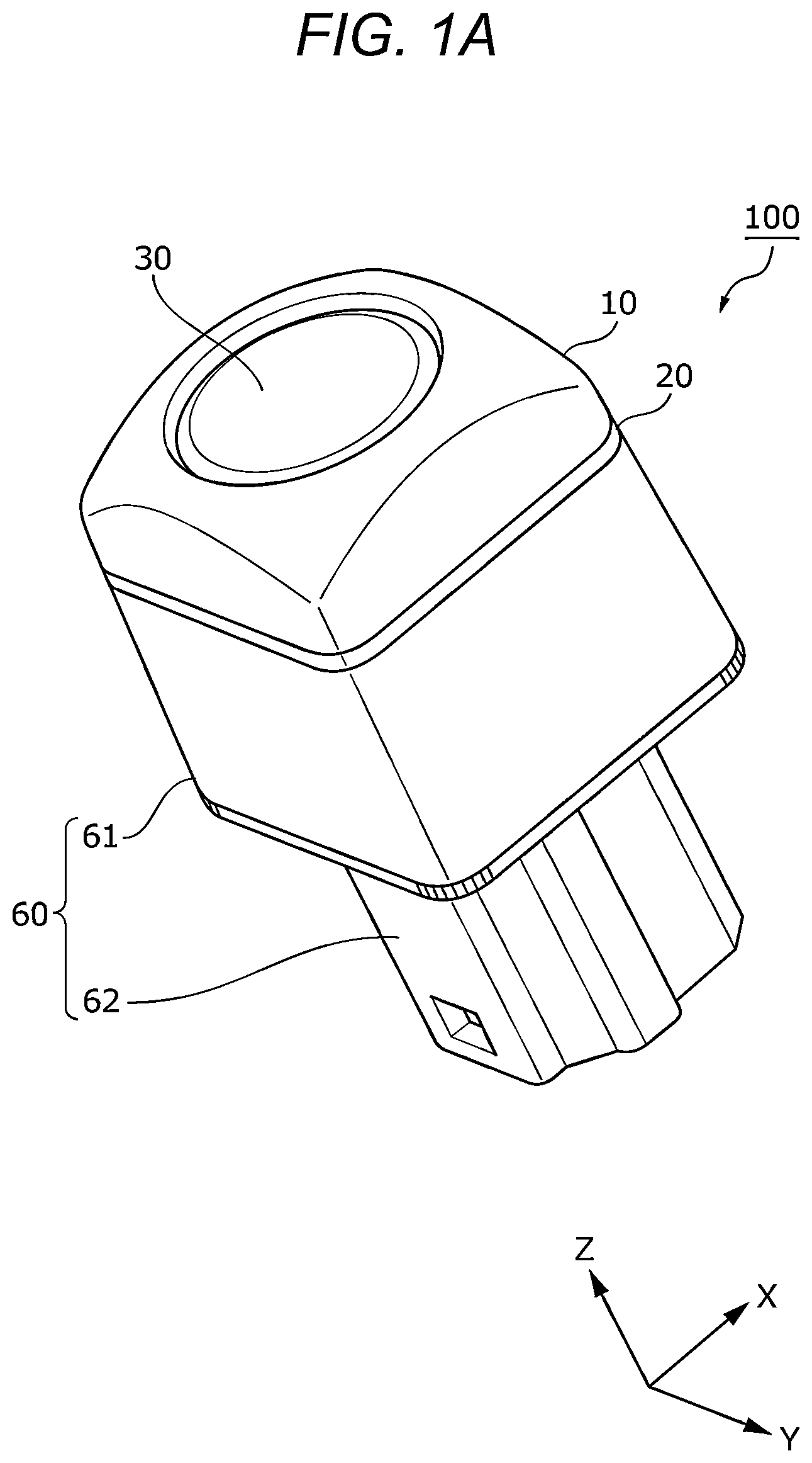 Patent US12568296 Figure 1 – Vehicular camera