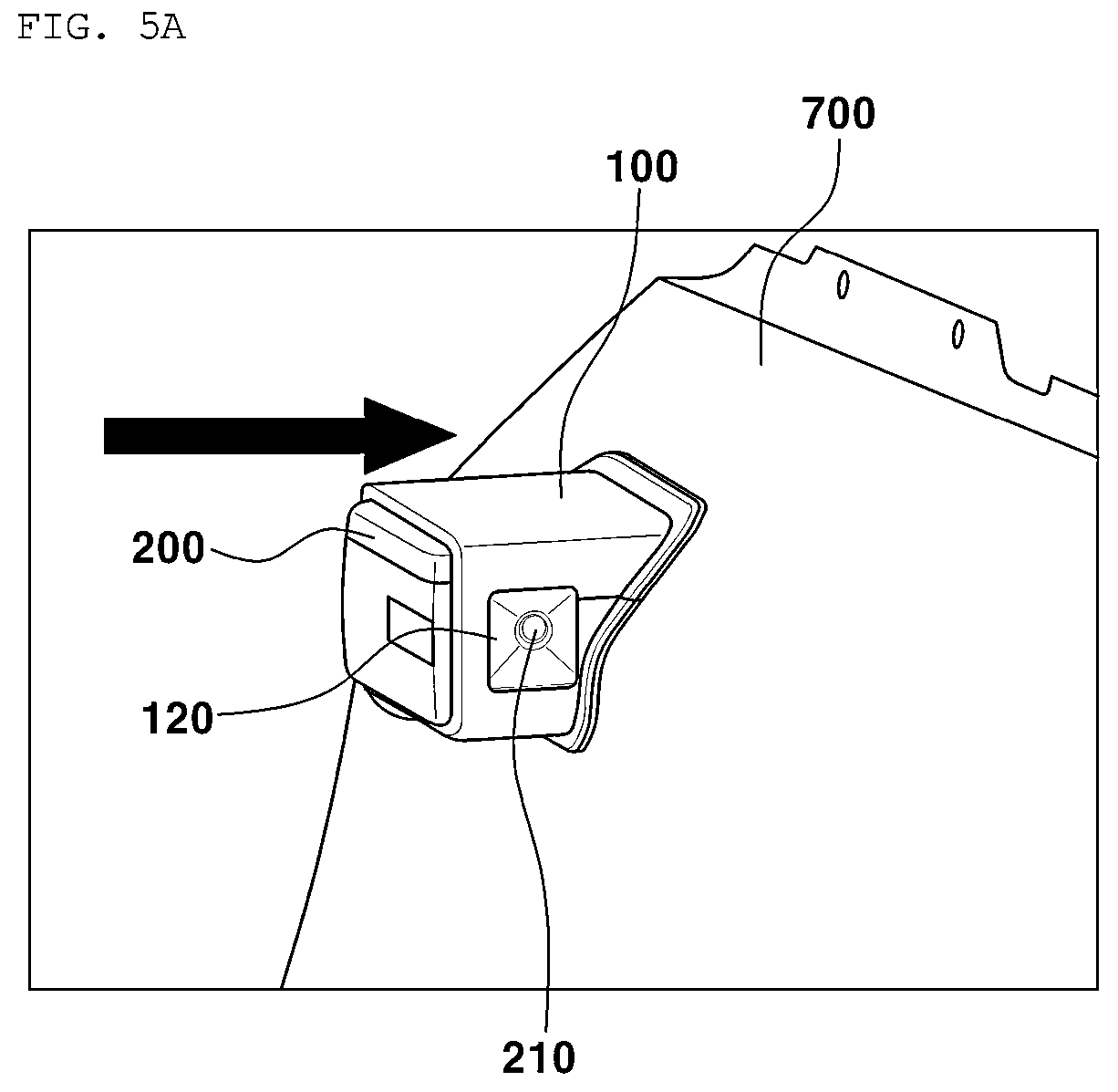 Patent US12568297 Figure 4 – Camera monitoring system disposed on a panel of a vehicle body
