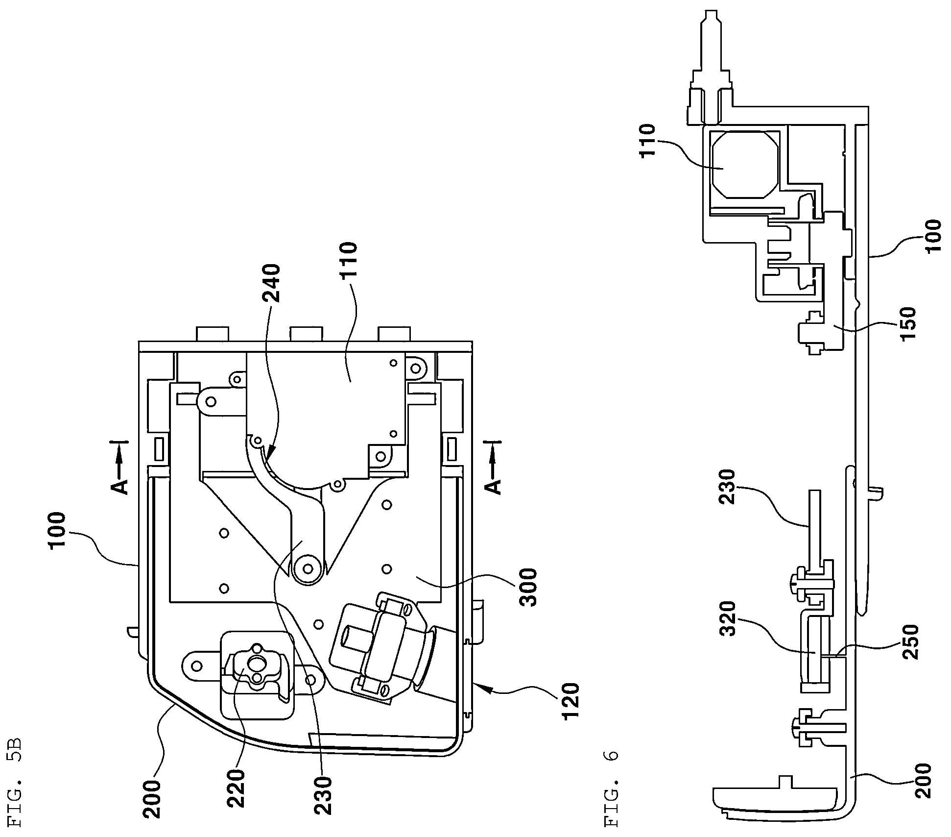 Patent US12568297 Figure 5 – Camera monitoring system disposed on a panel of a vehicle body