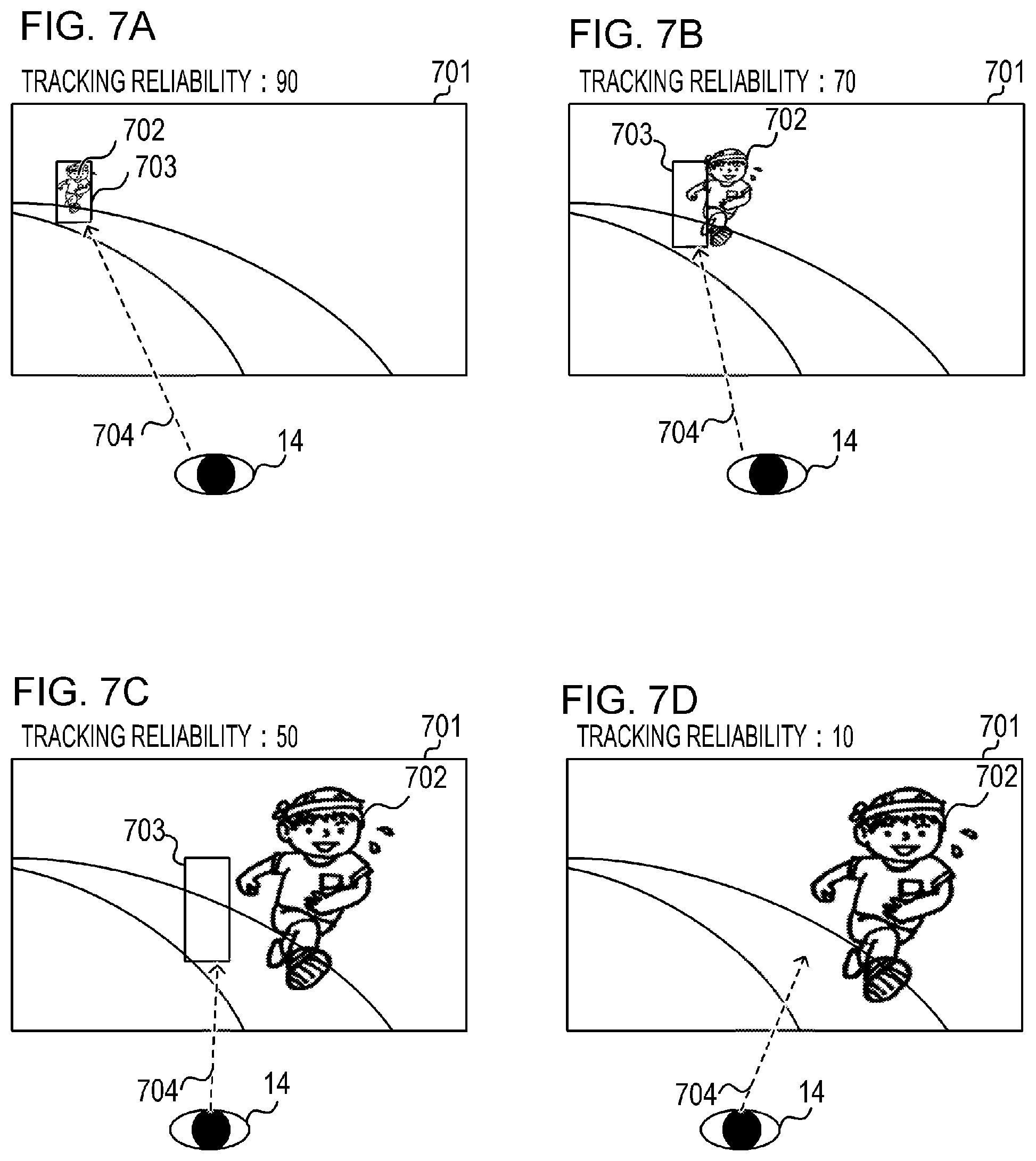 Patent US12568300 Figure 7 – Electronic apparatus, method for controlling electronic apparatus, and non-transitory computer-readable storage medium for GUI control on a display