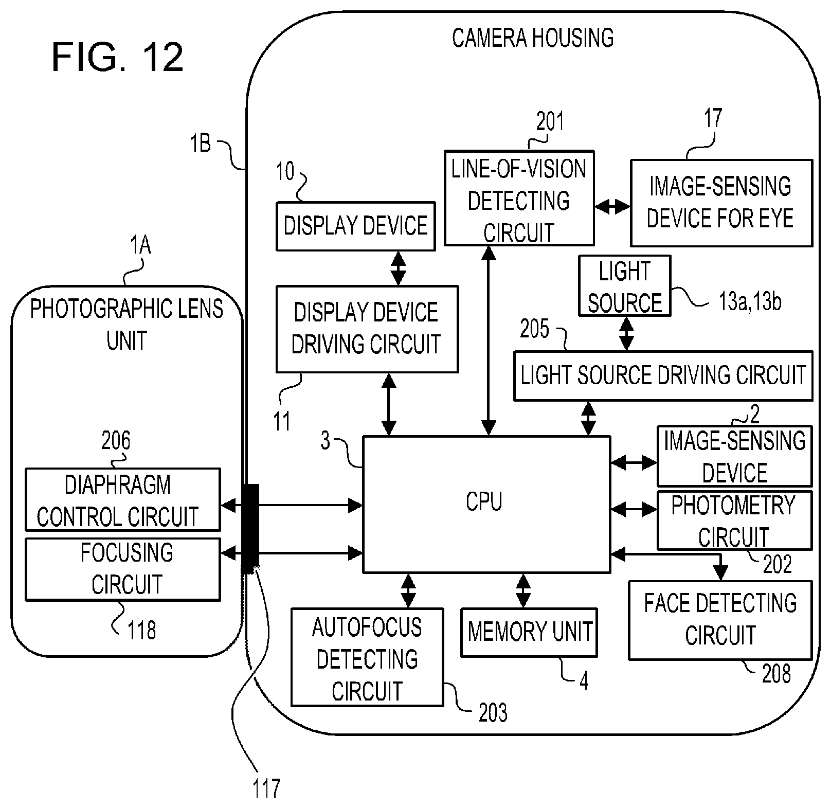 Patent US12568300 Figure 12 – Electronic apparatus, method for controlling electronic apparatus, and non-transitory computer-readable storage medium for GUI control on a display