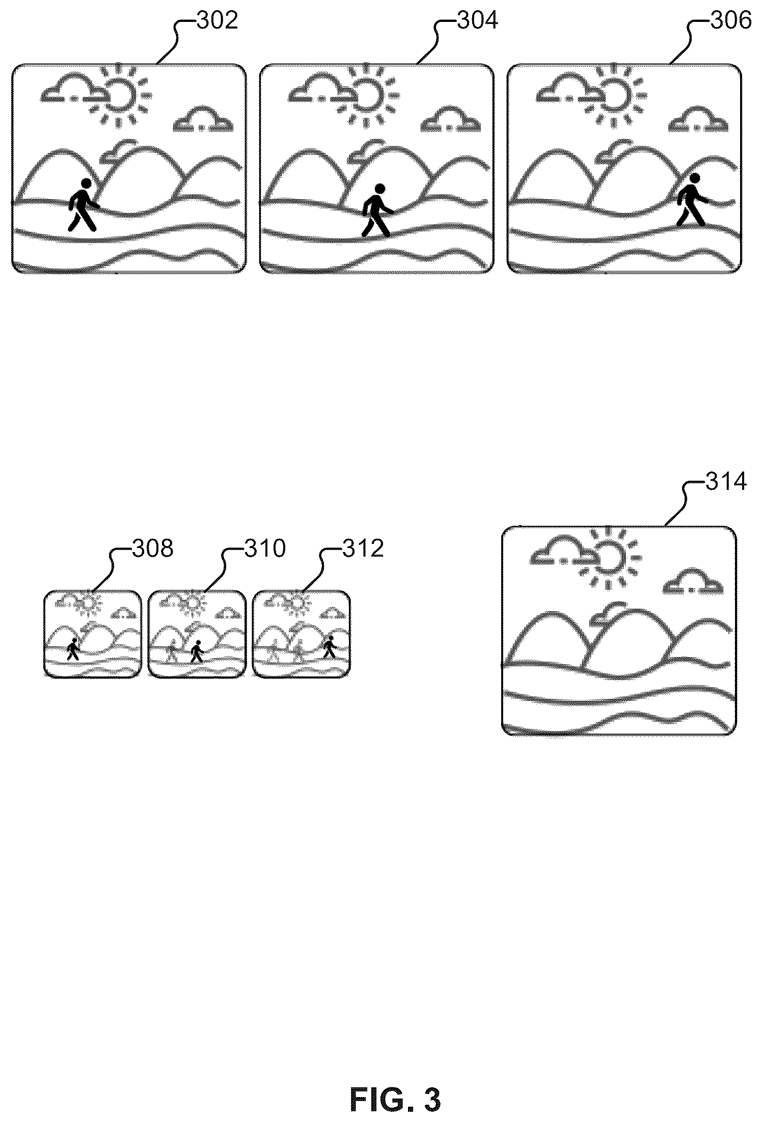 Patent US12568306 Figure 4 – Generating cinematic video effects