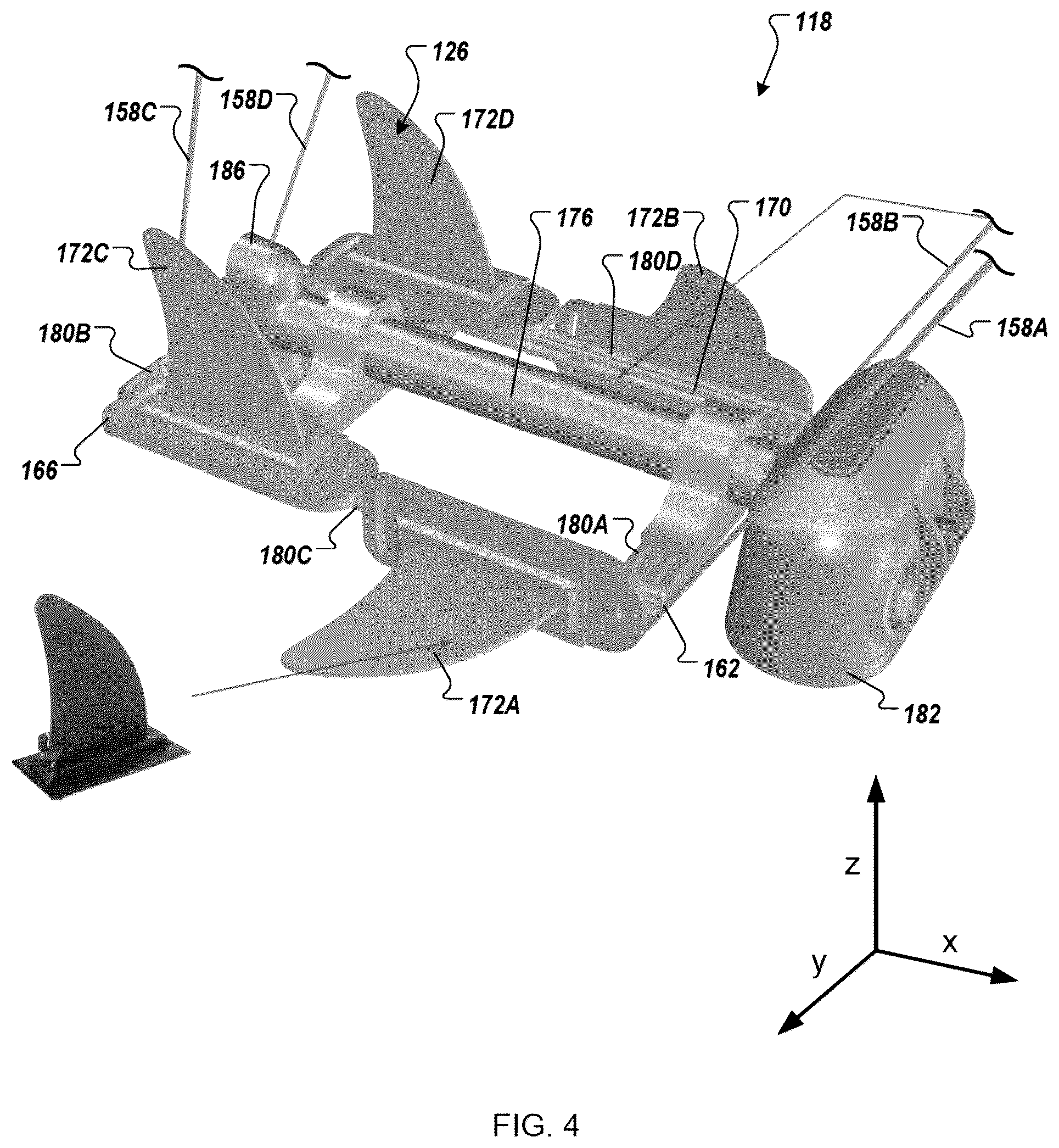 Patent US12568317 Figure 4 – Underwater camera system