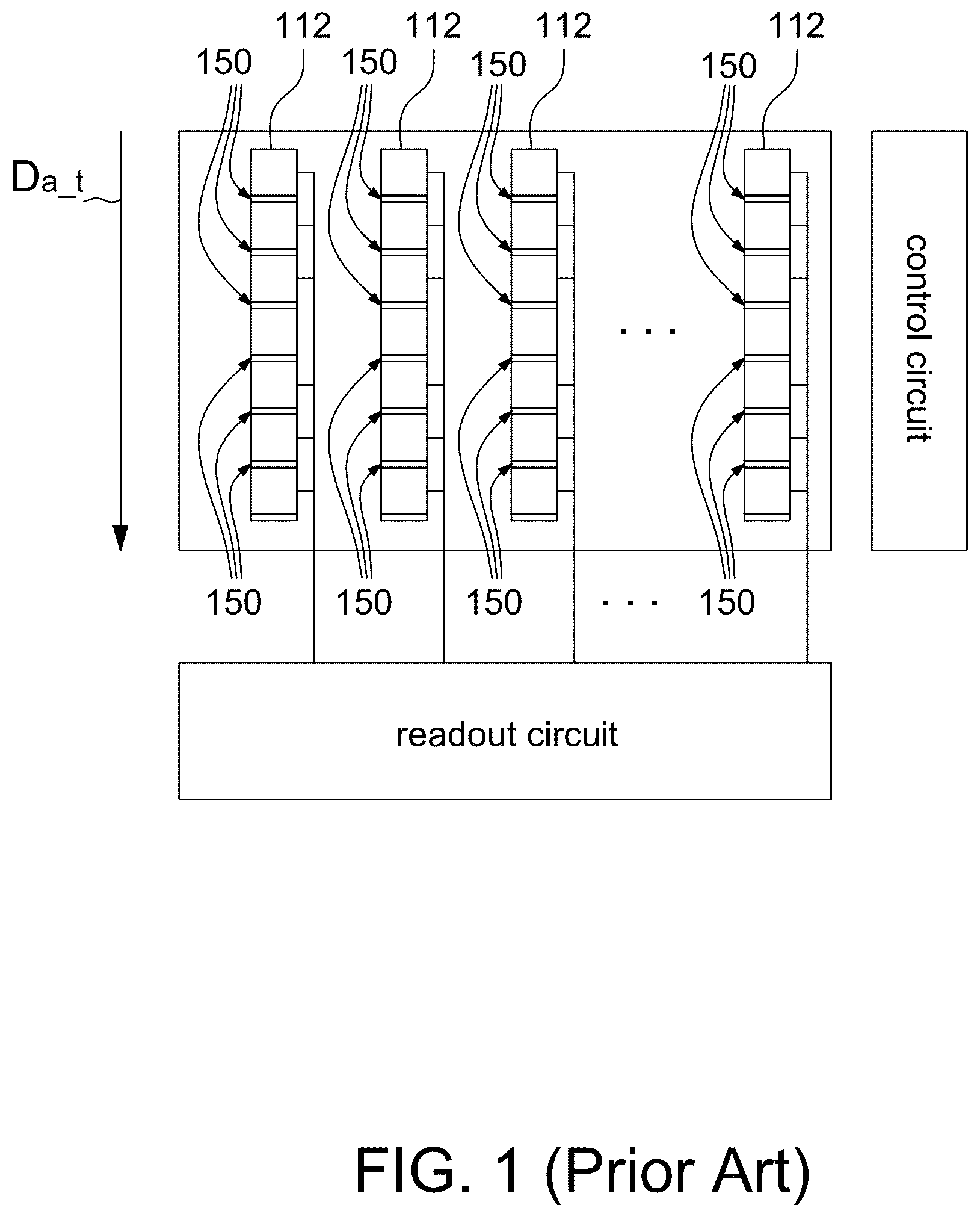 Patent US12568321 Figure 1 – Time delay integration sensor with pixels having different sensing ability