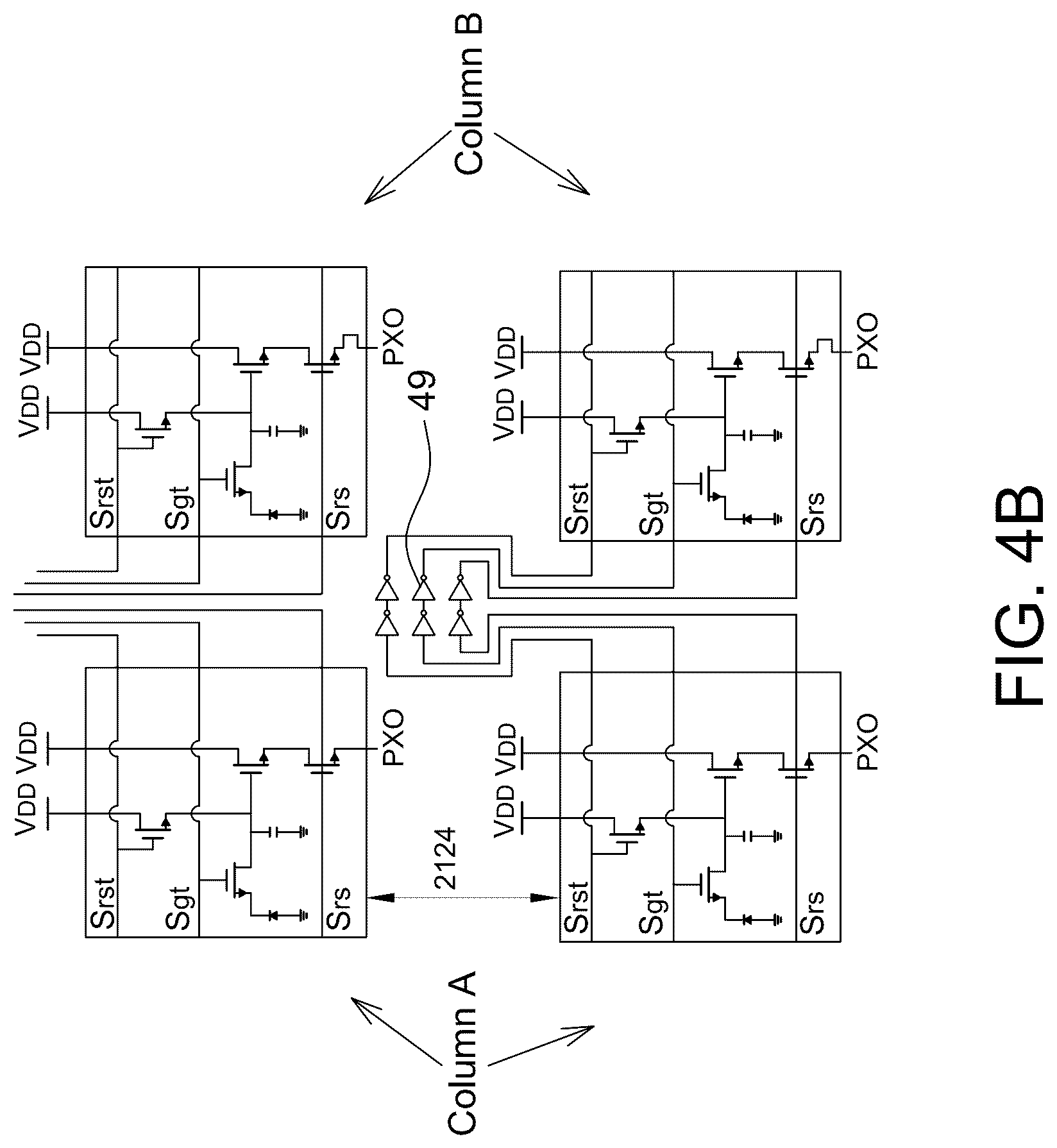 Patent US12568321 Figure 5 – Time delay integration sensor with pixels having different sensing ability