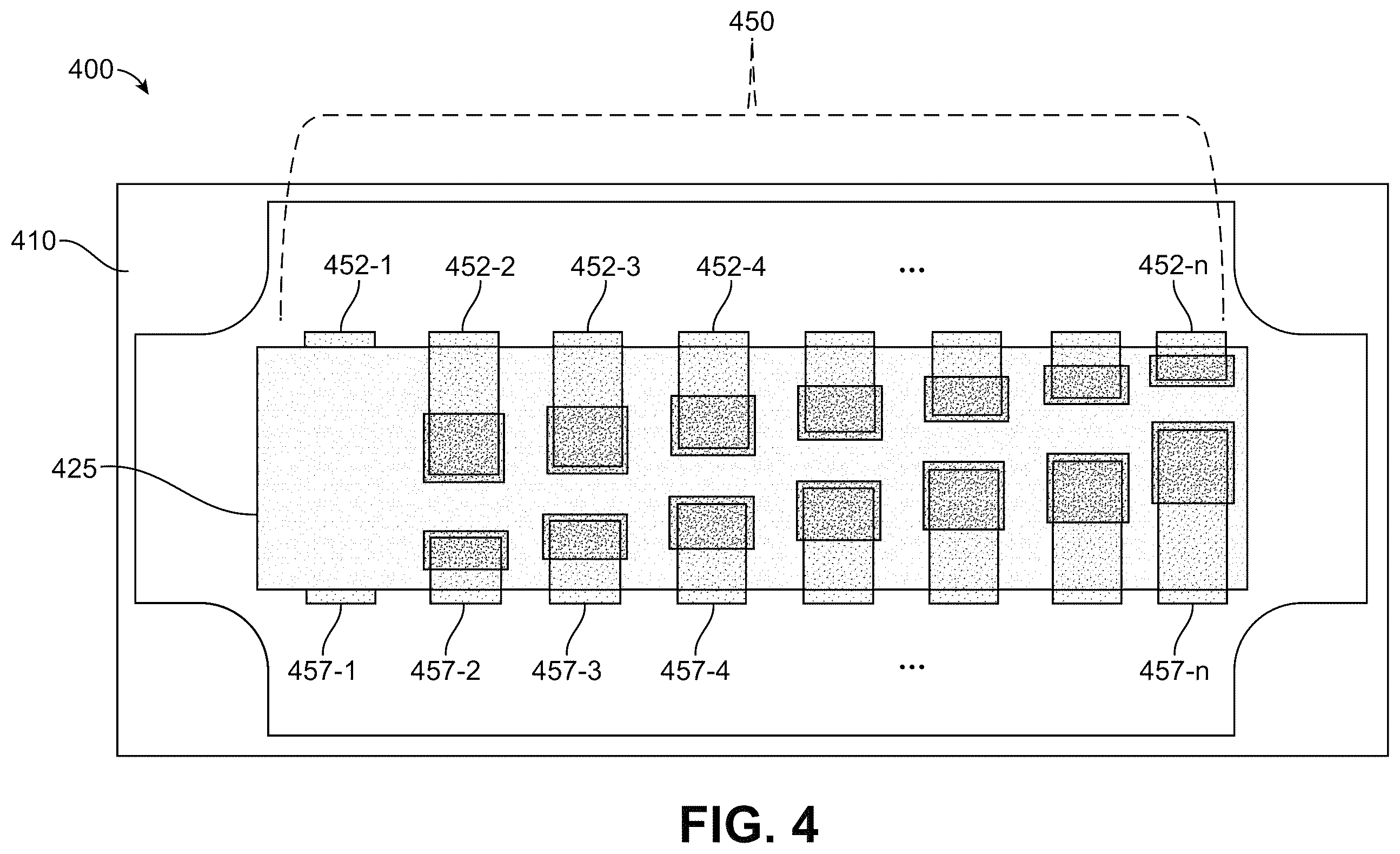 Patent US12568328 Figure 4 – Piezoelectric voice accelerometer with back cavity air pressure coupling and multiple resonance peaks