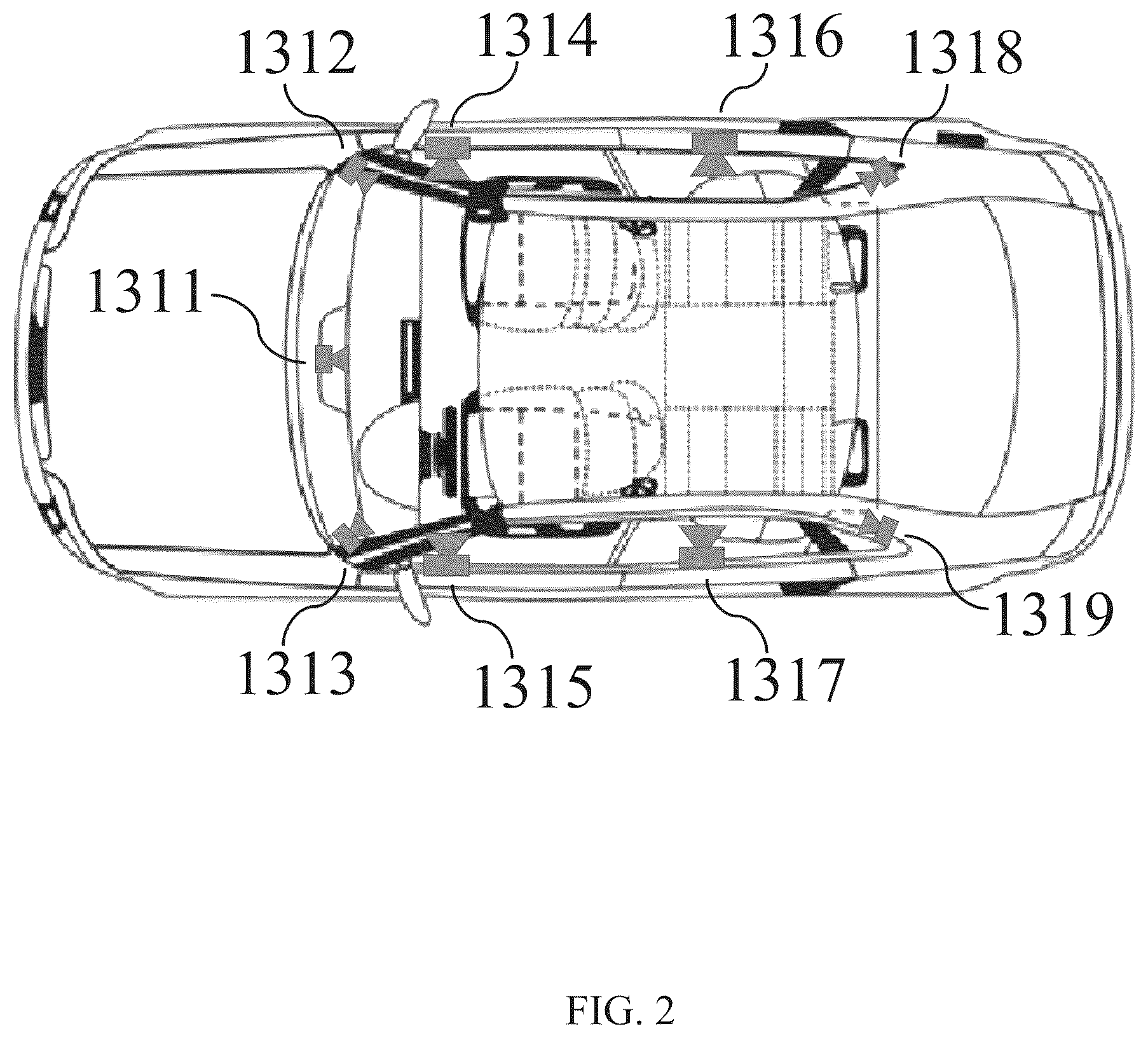 Patent US12568332 Figure 2 – In-vehicle adaptive sound playback method, sound system and domain controller