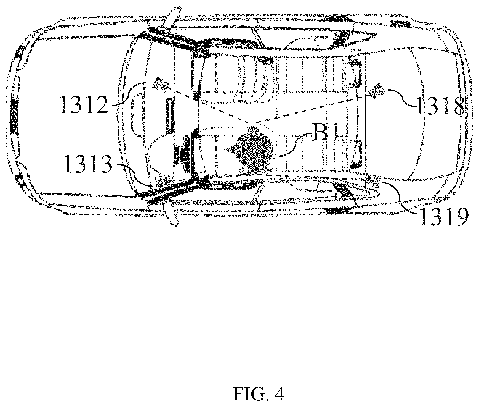 Patent US12568332 Figure 4 – In-vehicle adaptive sound playback method, sound system and domain controller