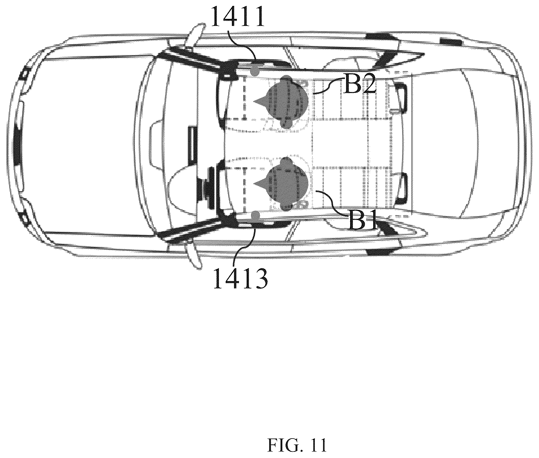 Patent US12568332 Figure 11 – In-vehicle adaptive sound playback method, sound system and domain controller