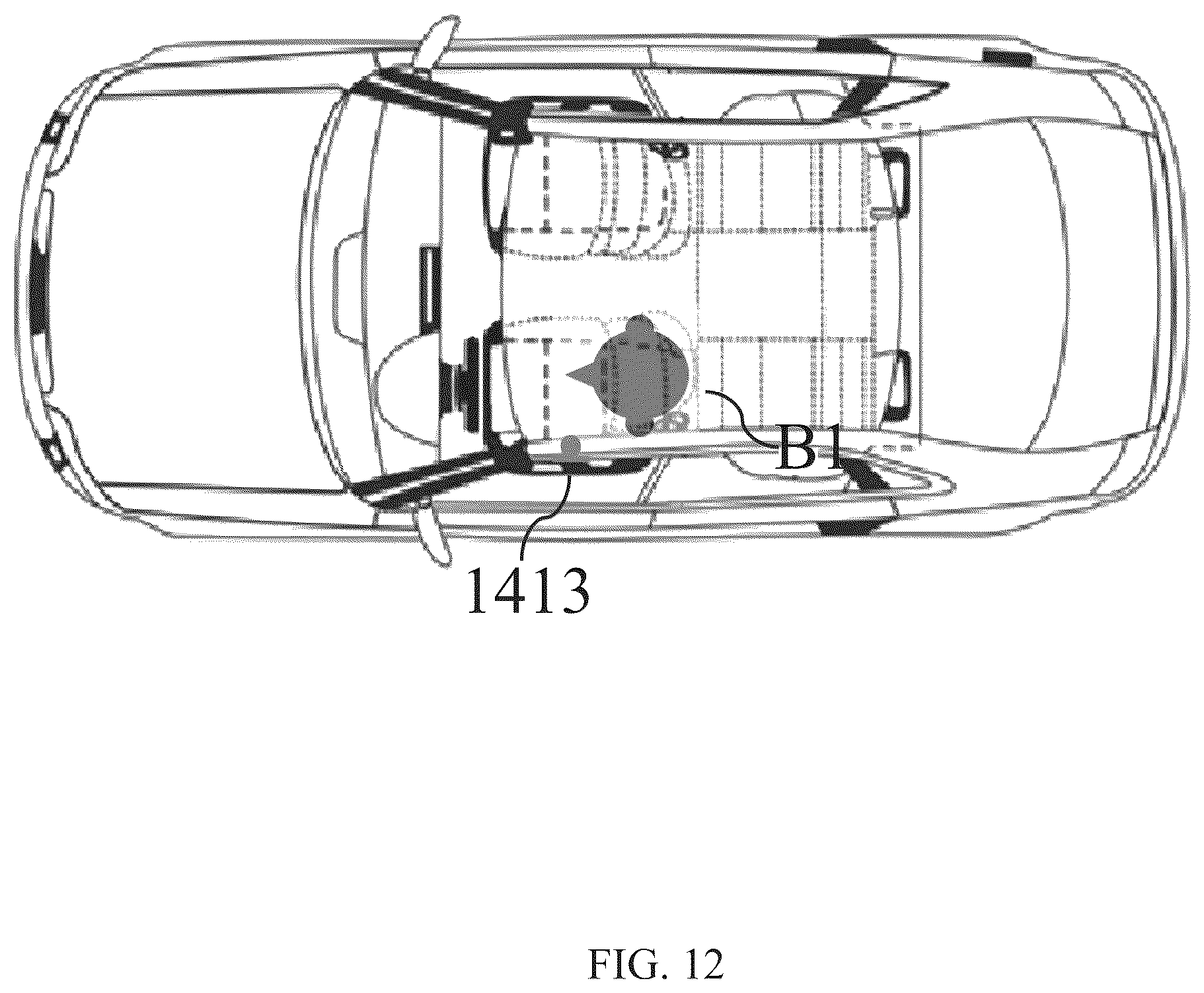Patent US12568332 Figure 12 – In-vehicle adaptive sound playback method, sound system and domain controller