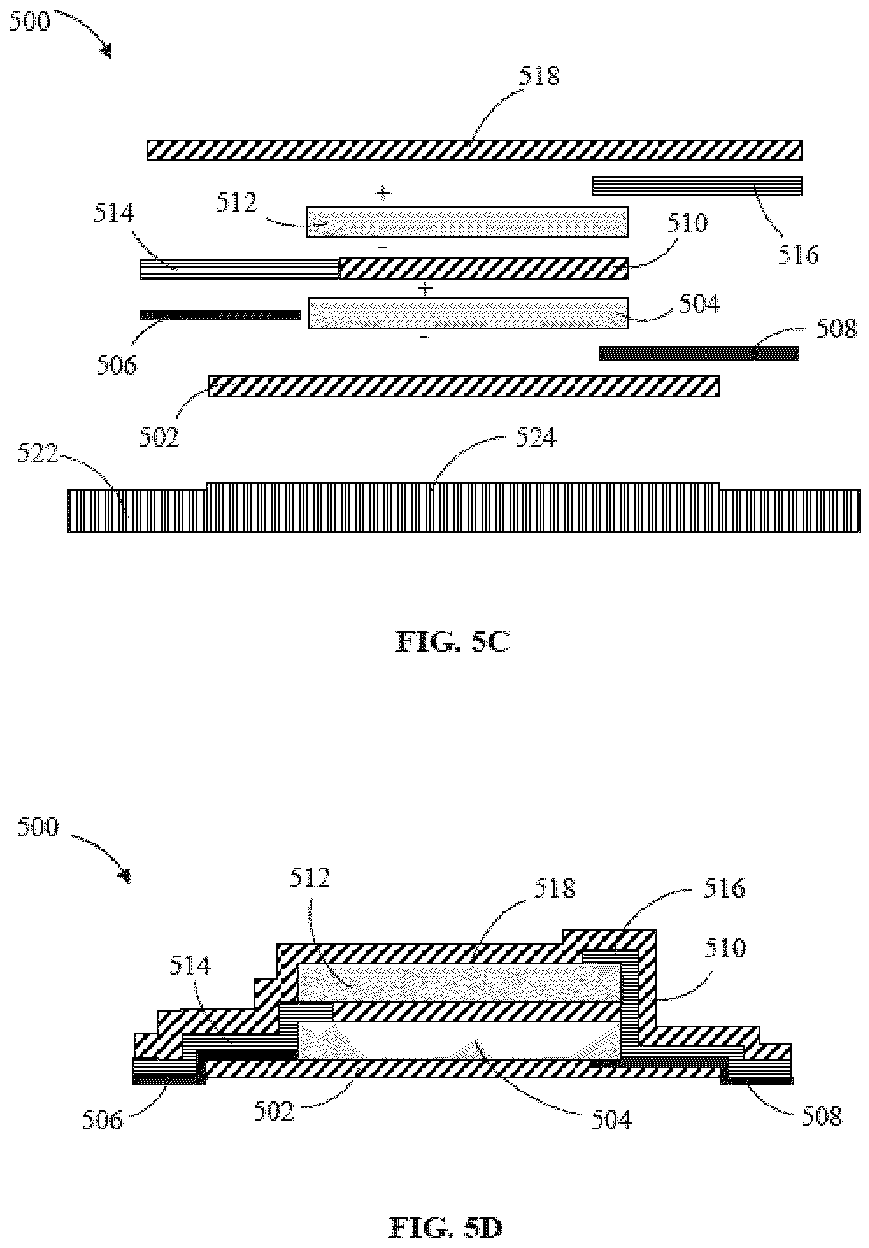 Patent US12568338 Figure 5 – Piezoelectric transducer providing haptic feedback