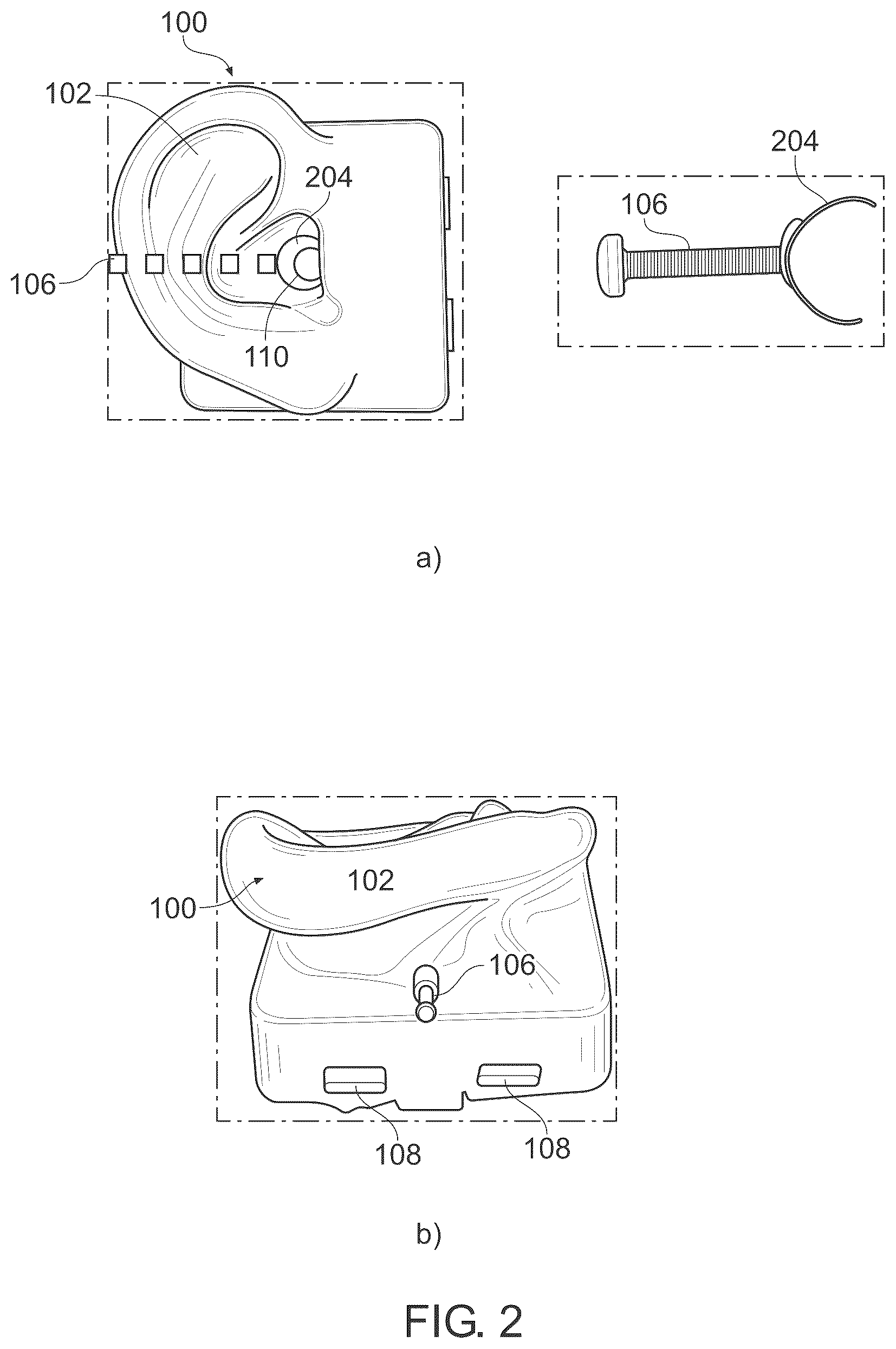 Patent US12568340 Figure 3 – Ear model unit for electroacoustic testing and a method for performing electroacoustic testing of a hearing device