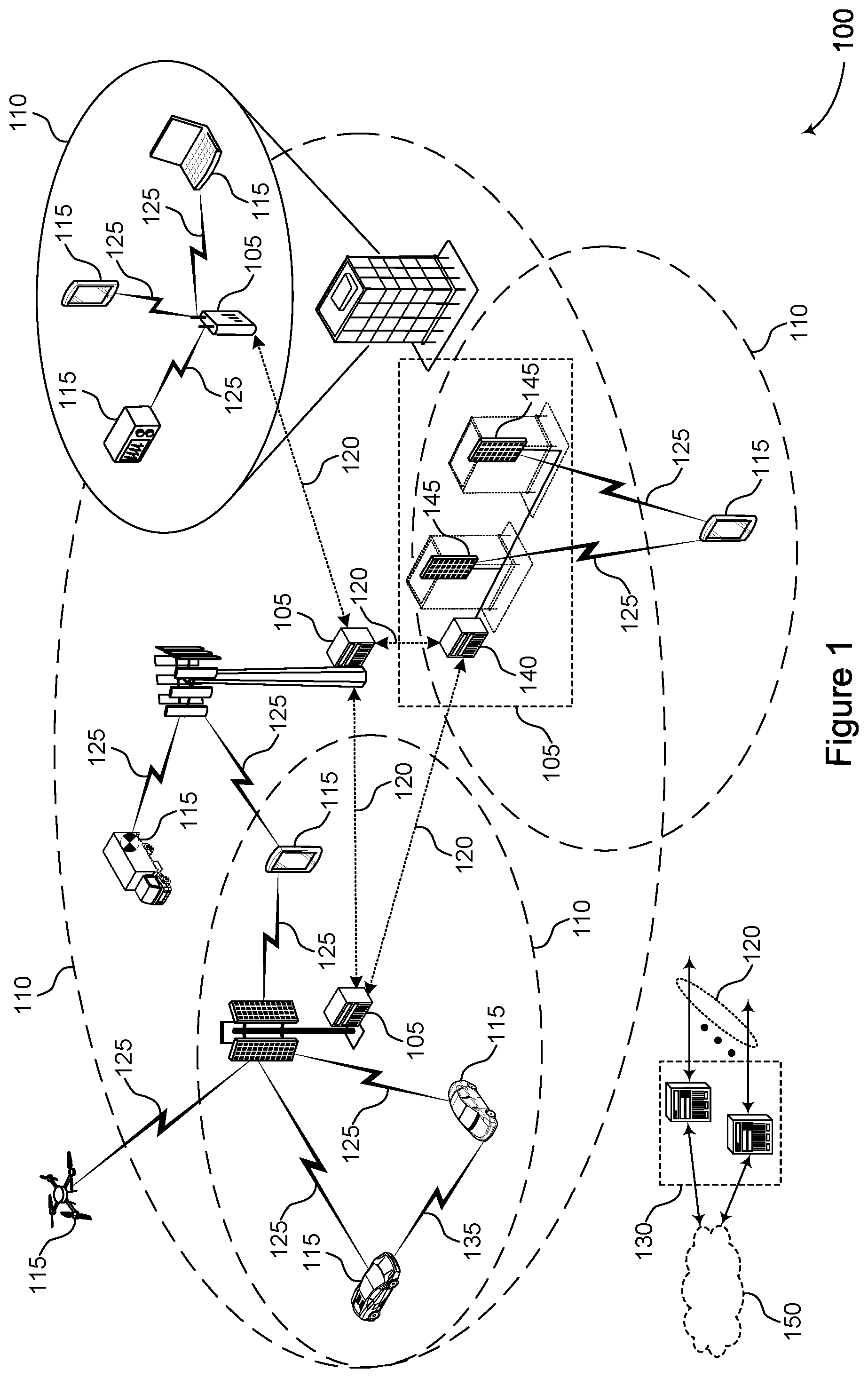 Patent US12568346 Figure 1 – Configuration of multiple sets of frequency resources for broadcast and multicast communications