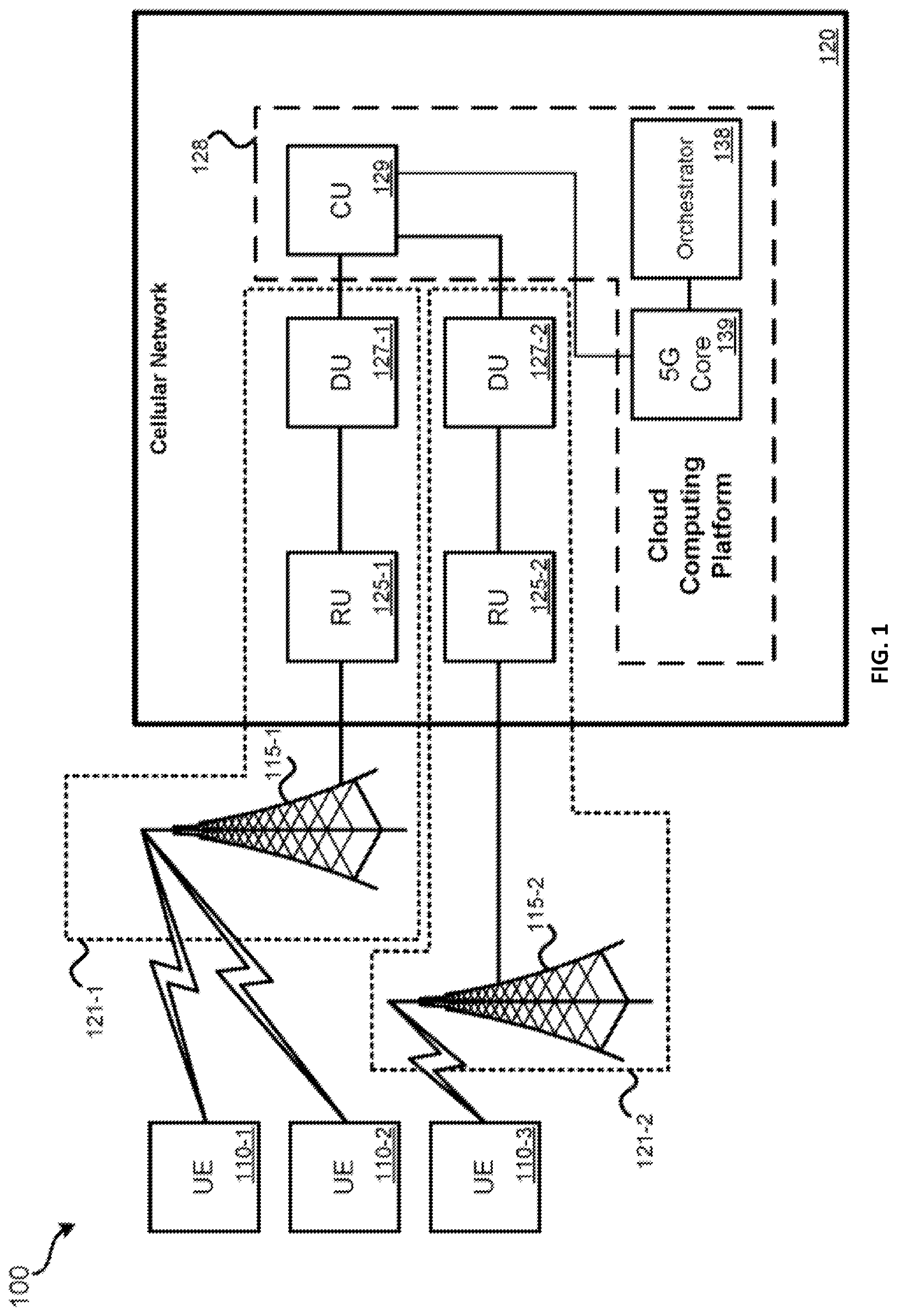 Patent US12568350 — Method for geolocating a communication tower using cell id and interpolation — Figure 1