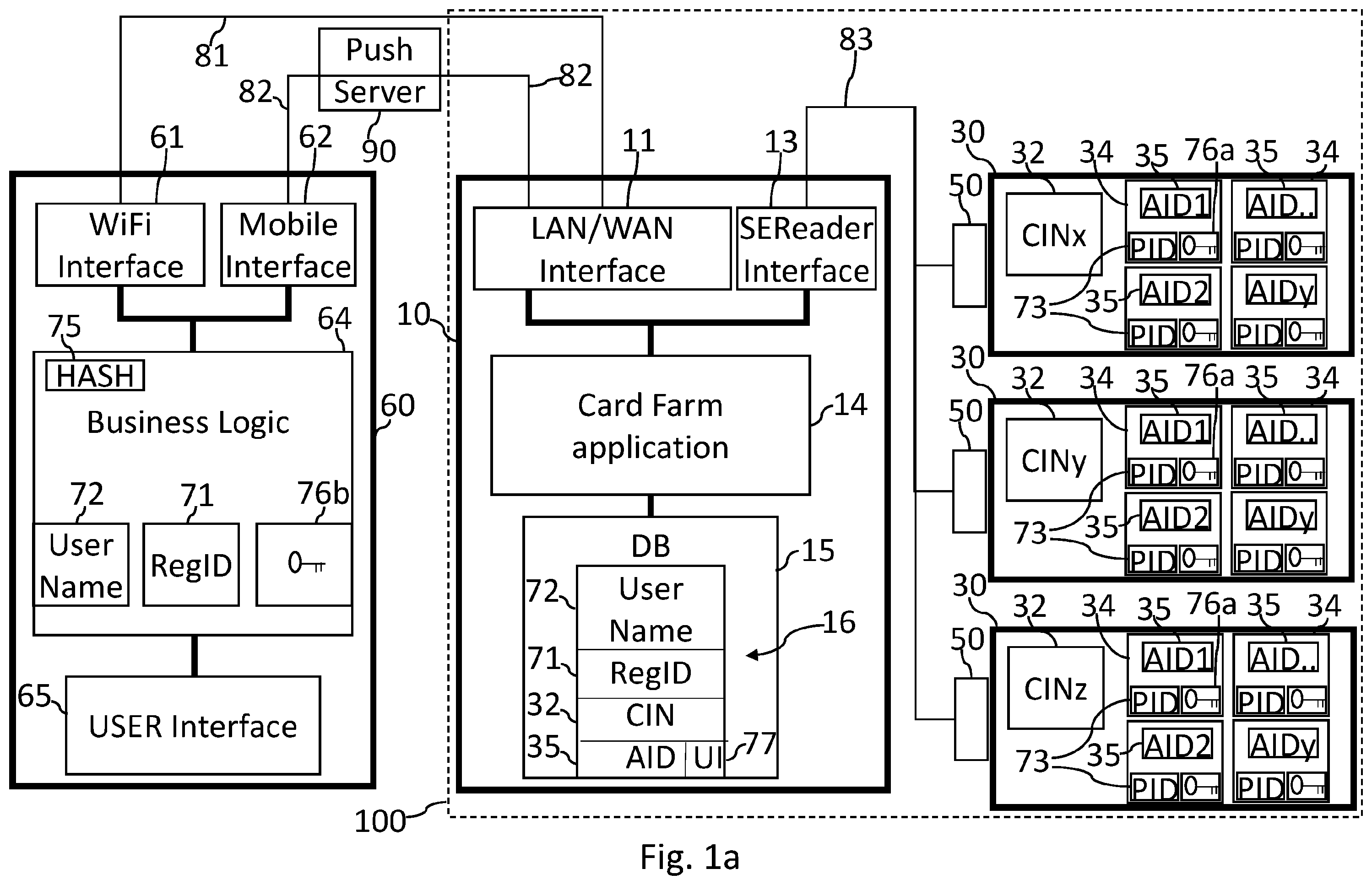 Patent US12568374 Figure 1 – Cloud computing environment and a method for providing remote secure element services