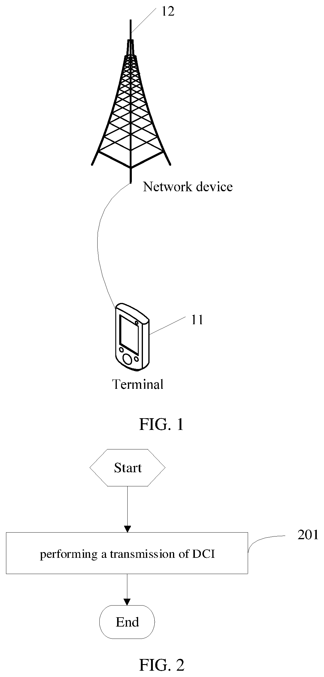 Patent US12568382 Figure 1 – DCI transmission method and communication device