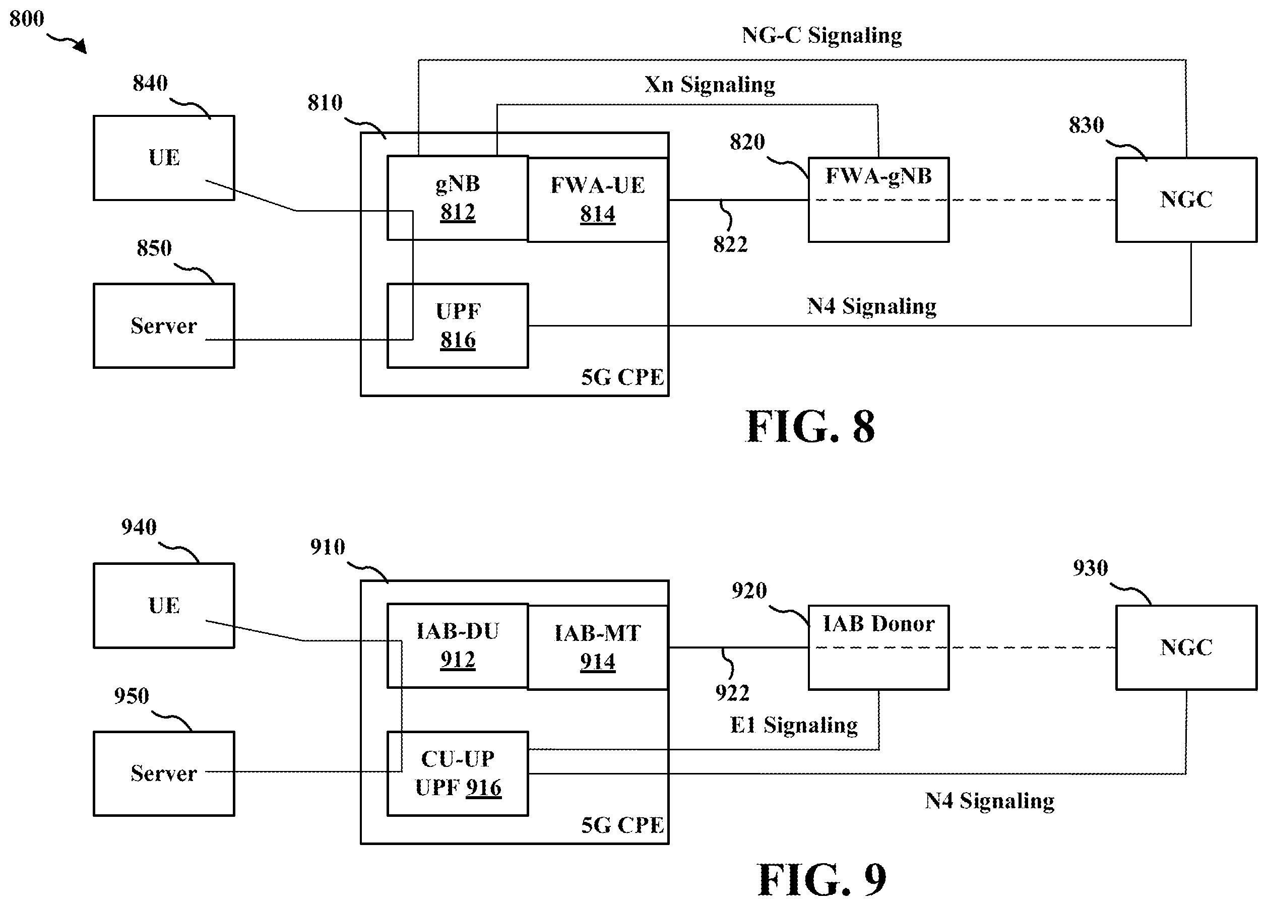 Patent US12568399 Figure 8 – Extension of uplink mapping in integrated access and backhaul for consumer premises equipment