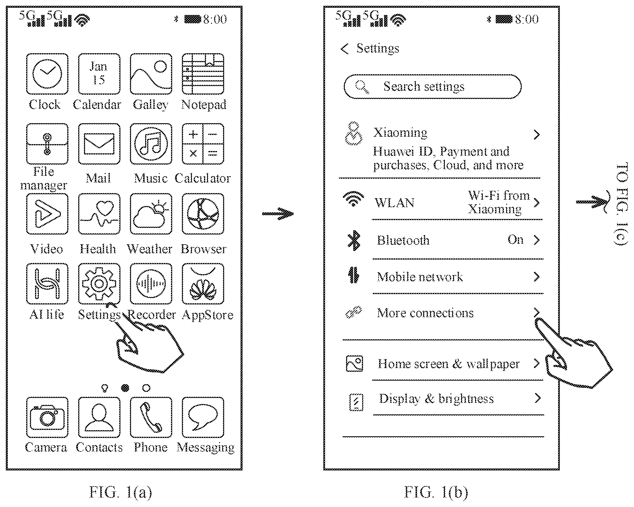 Patent US12568418 Figure 1 – Call system, extension, and host