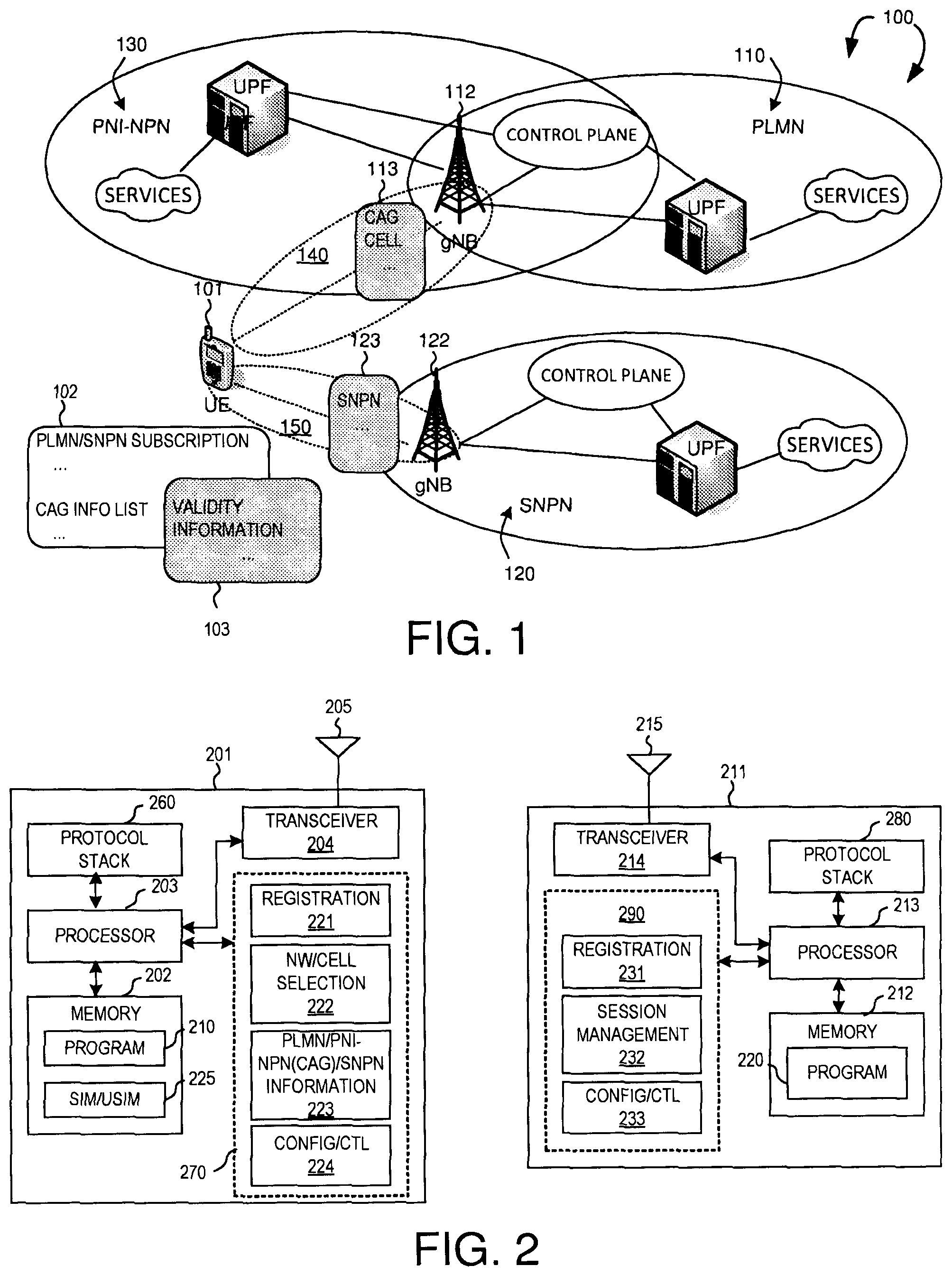 Patent US12568430 Figure 1 – Forbidden SNPN list handling for localized services