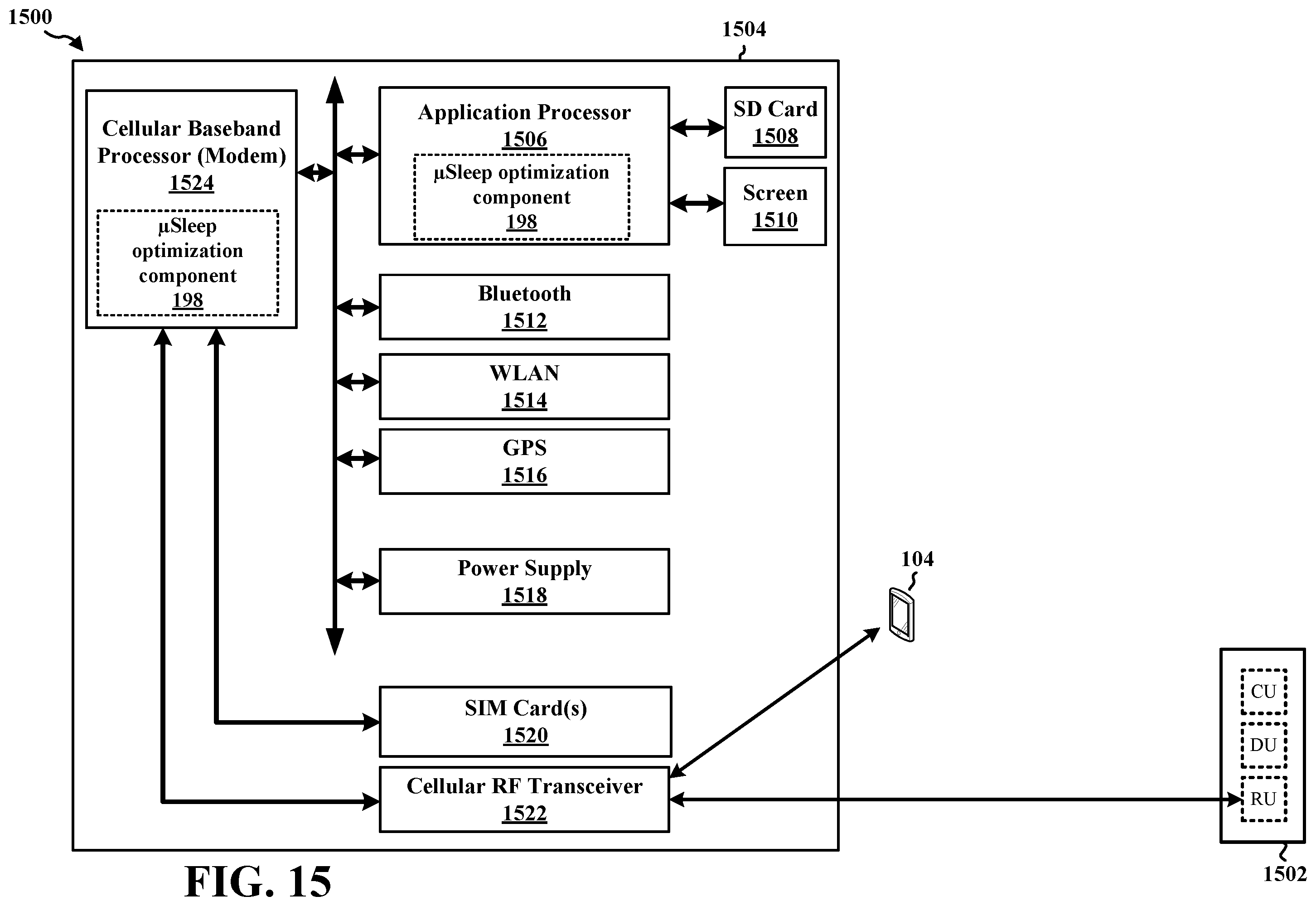 Patent US12568434 Figure 15 – DCI decoding for micro sleep activation