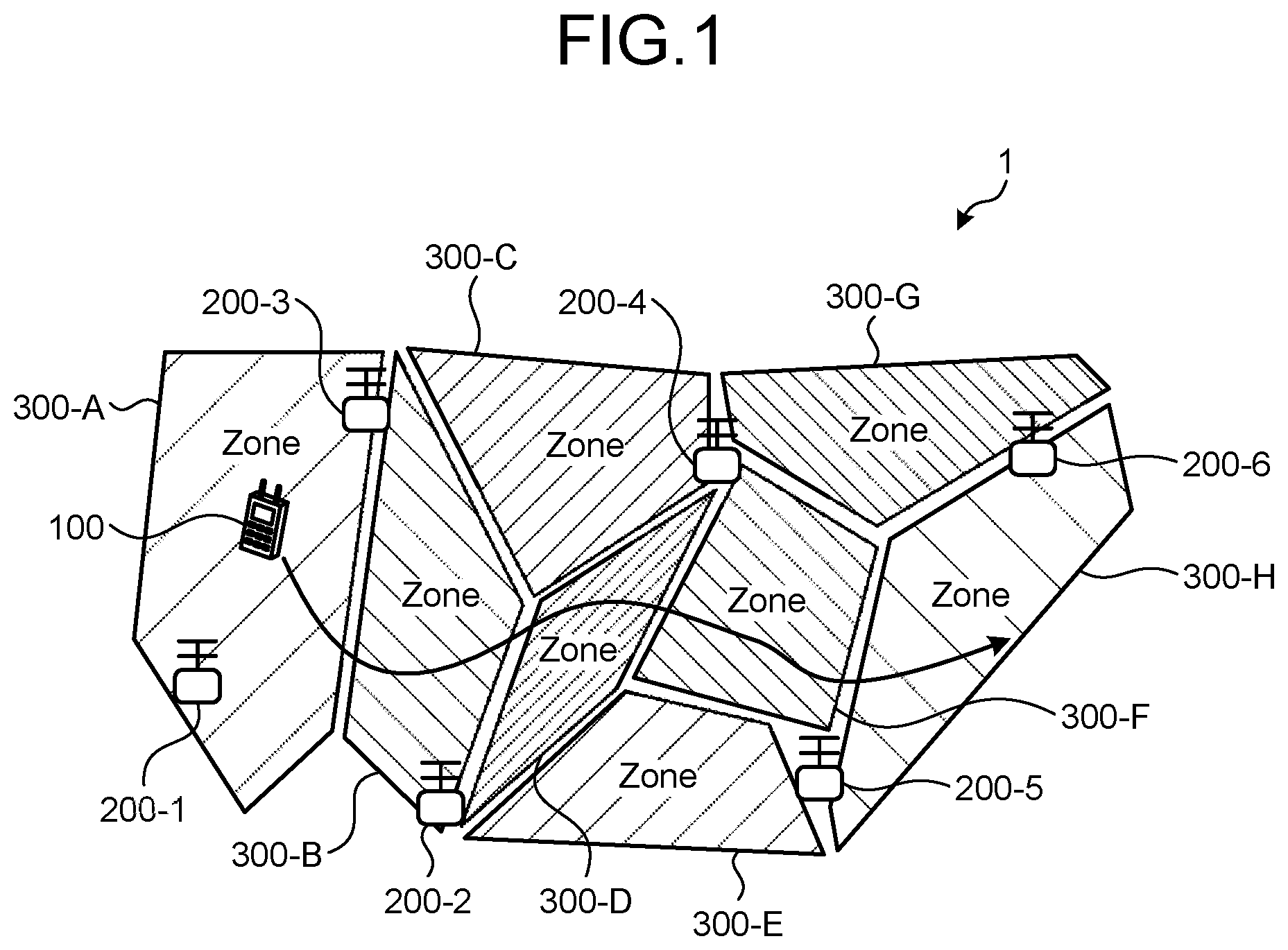 Patent US12568463 Figure 1 – Positioning system, positioning network device, control circuit, storage medium, and positioning method