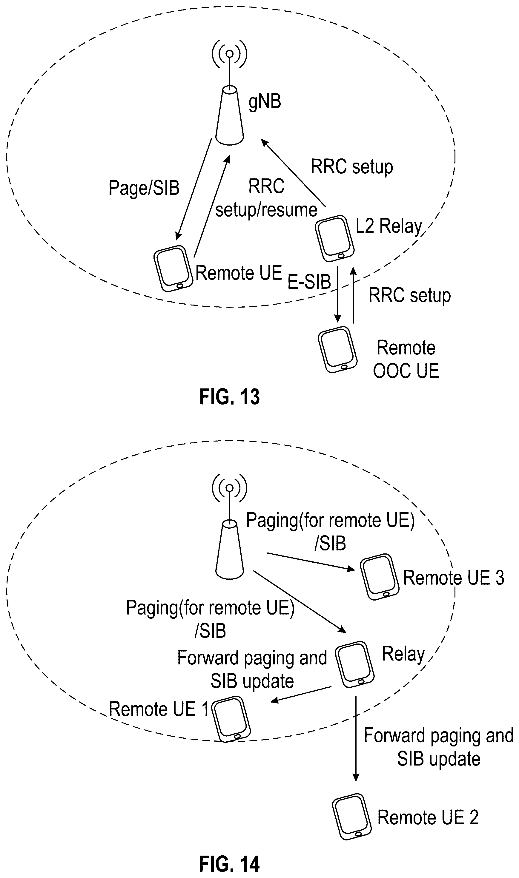 Patent US12568466 Figure 13 – Paging in sidelink layer 3 relay systems