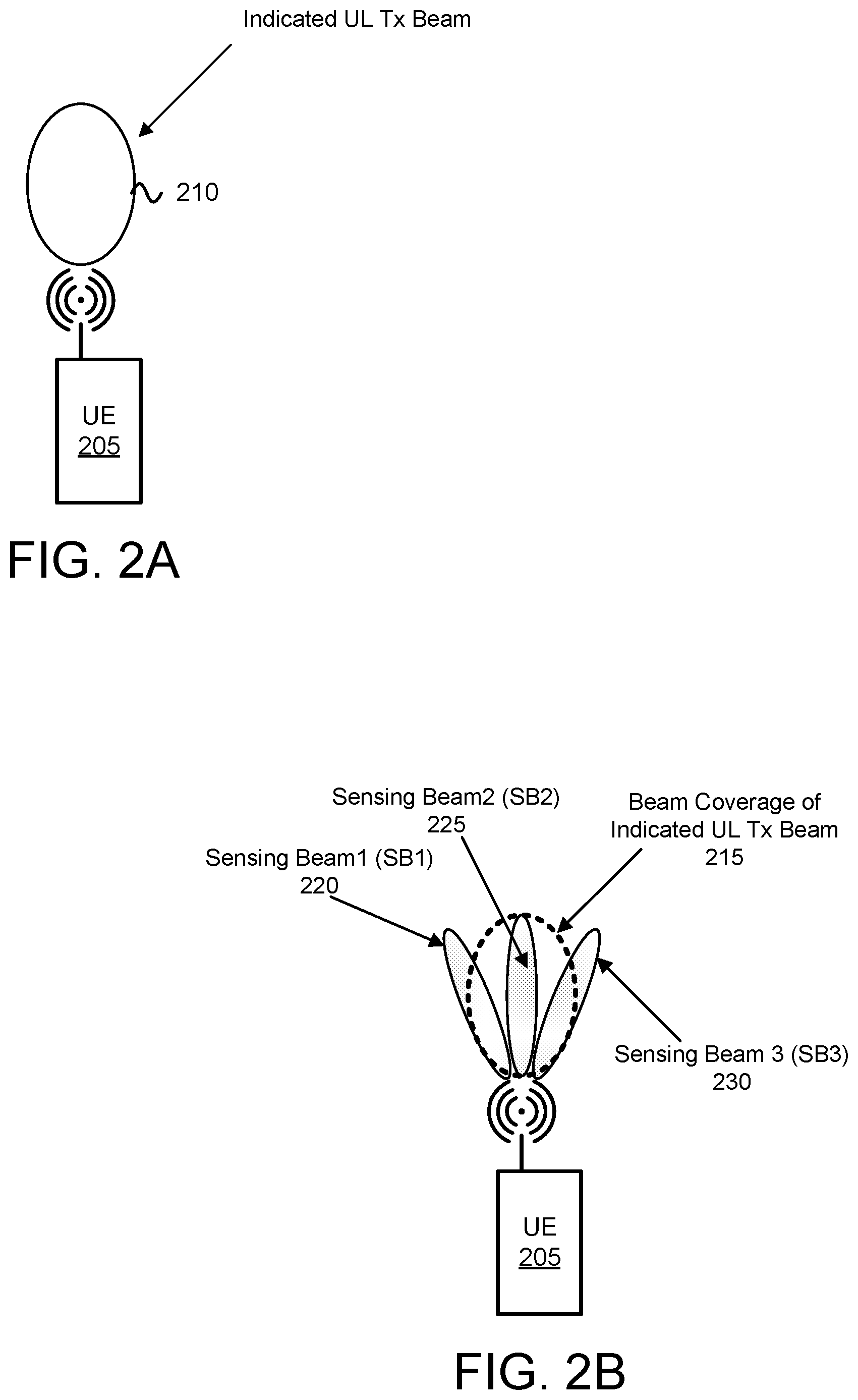Patent US12568479 Figure 2 – Associating transmit beams and sensing beams