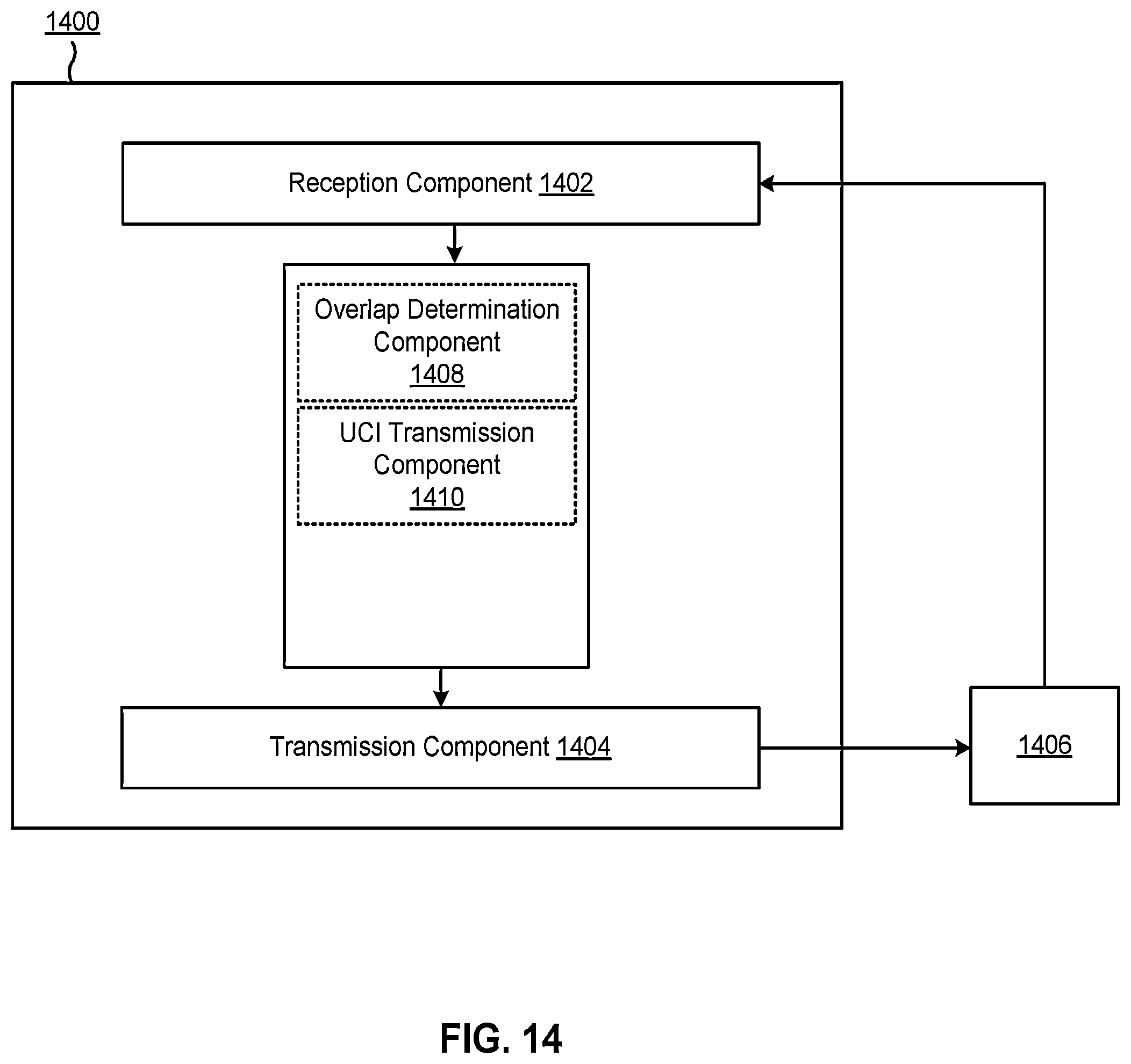 Patent US12568487 Figure 14 – Uplink control information multiplexing for multiple panels