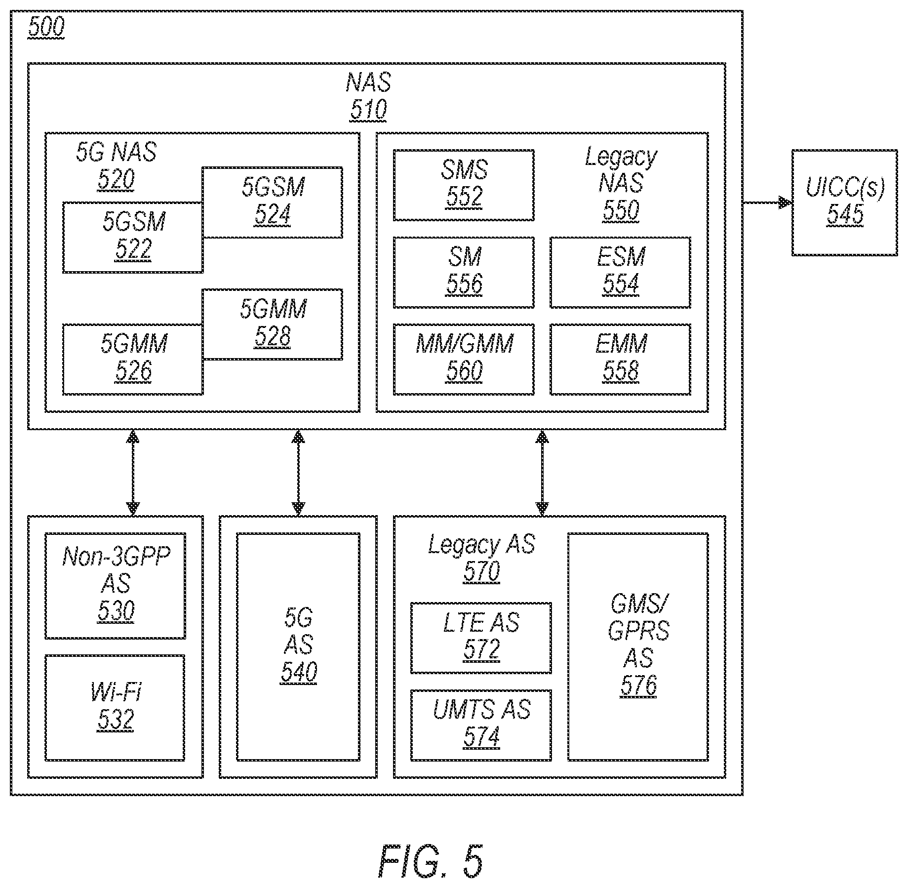 Patent US12568516 Figure 5 – Flexible aperiodic SRS triggering in a cellular communication system