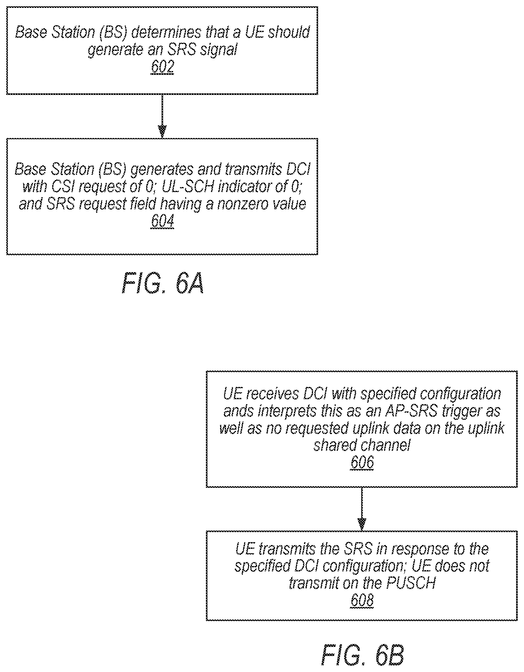 Patent US12568516 Figure 6 – Flexible aperiodic SRS triggering in a cellular communication system