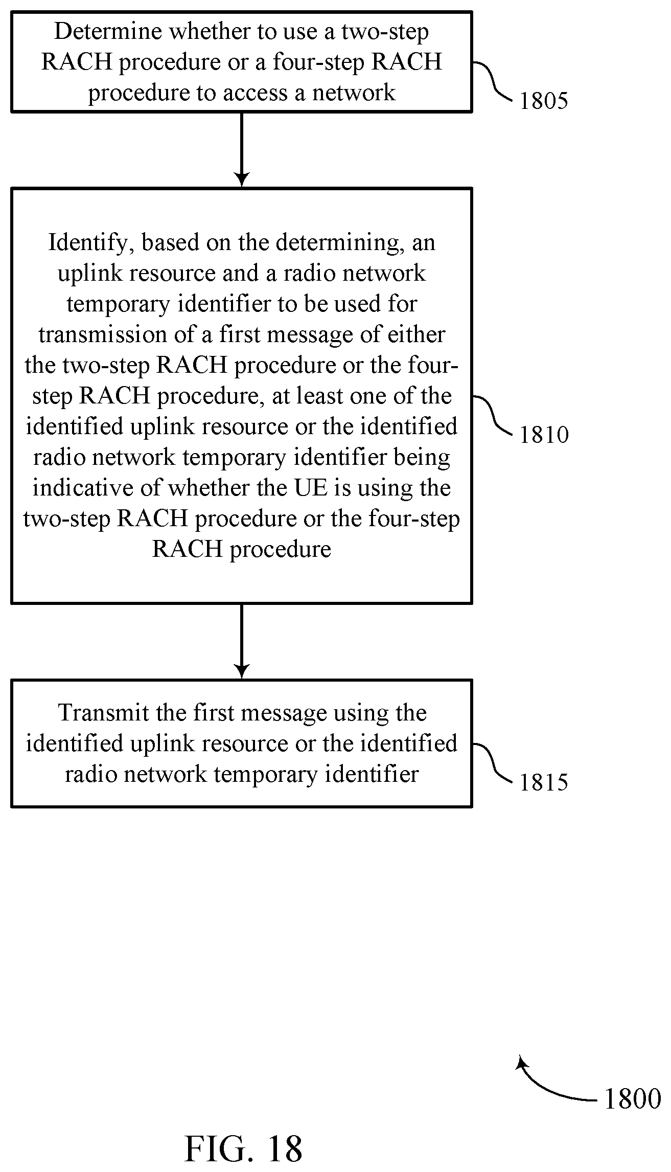 Patent US12568525 Figure 18 – Message 2 of a two-step random access procedure and coexistence with four-step random access procedure