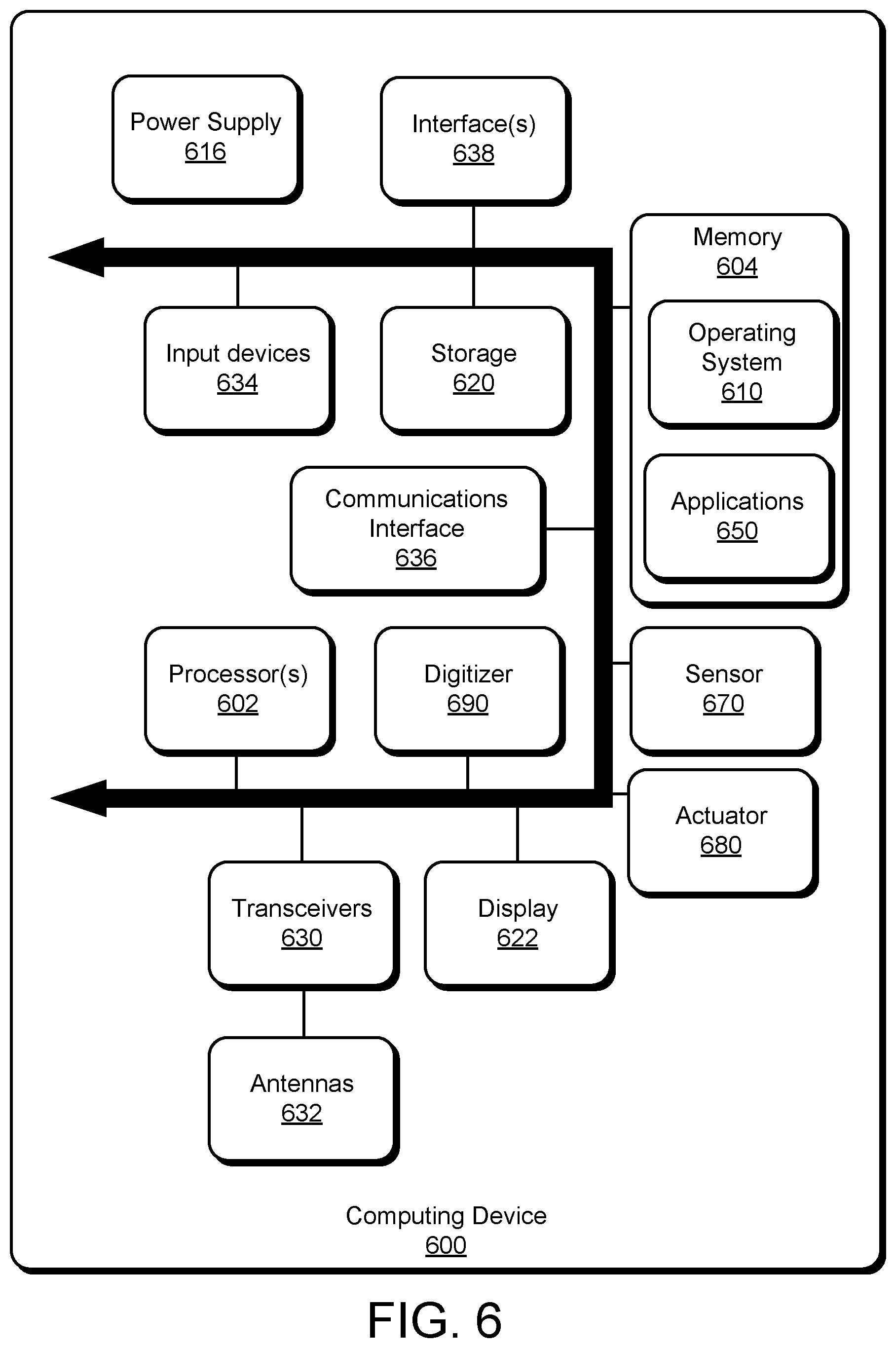 Patent US12568537 Figure 6 – Wireless uplink communication system