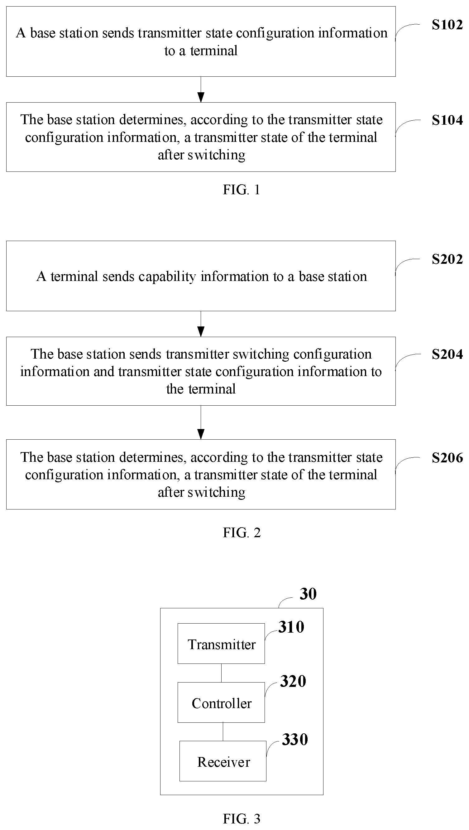 Patent US12568544 Figure 1 – Terminal transmitter state determination method, system, base station and terminal