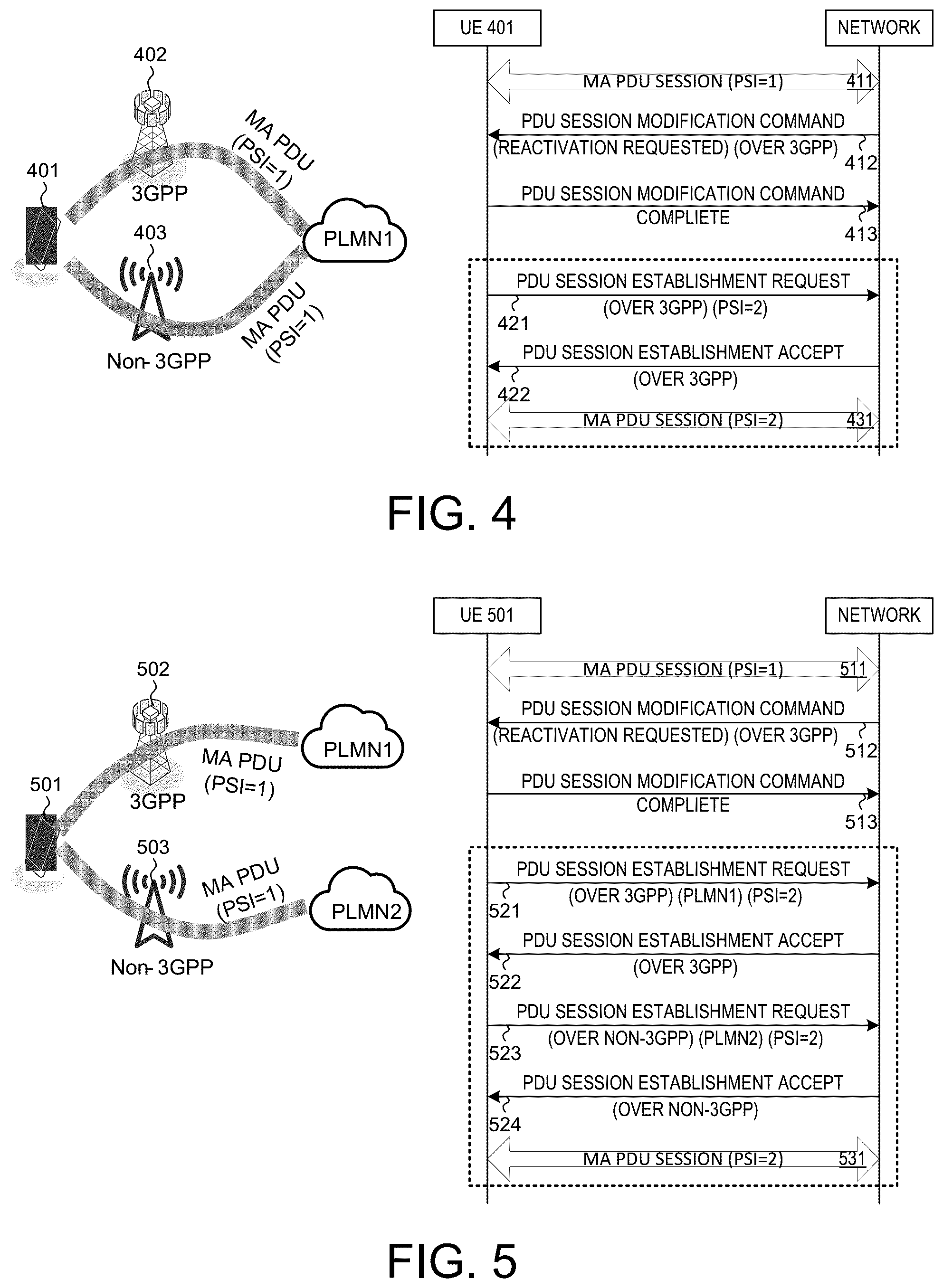 Patent US12568549 Figure 3 – MA PDU reactivation requested handling