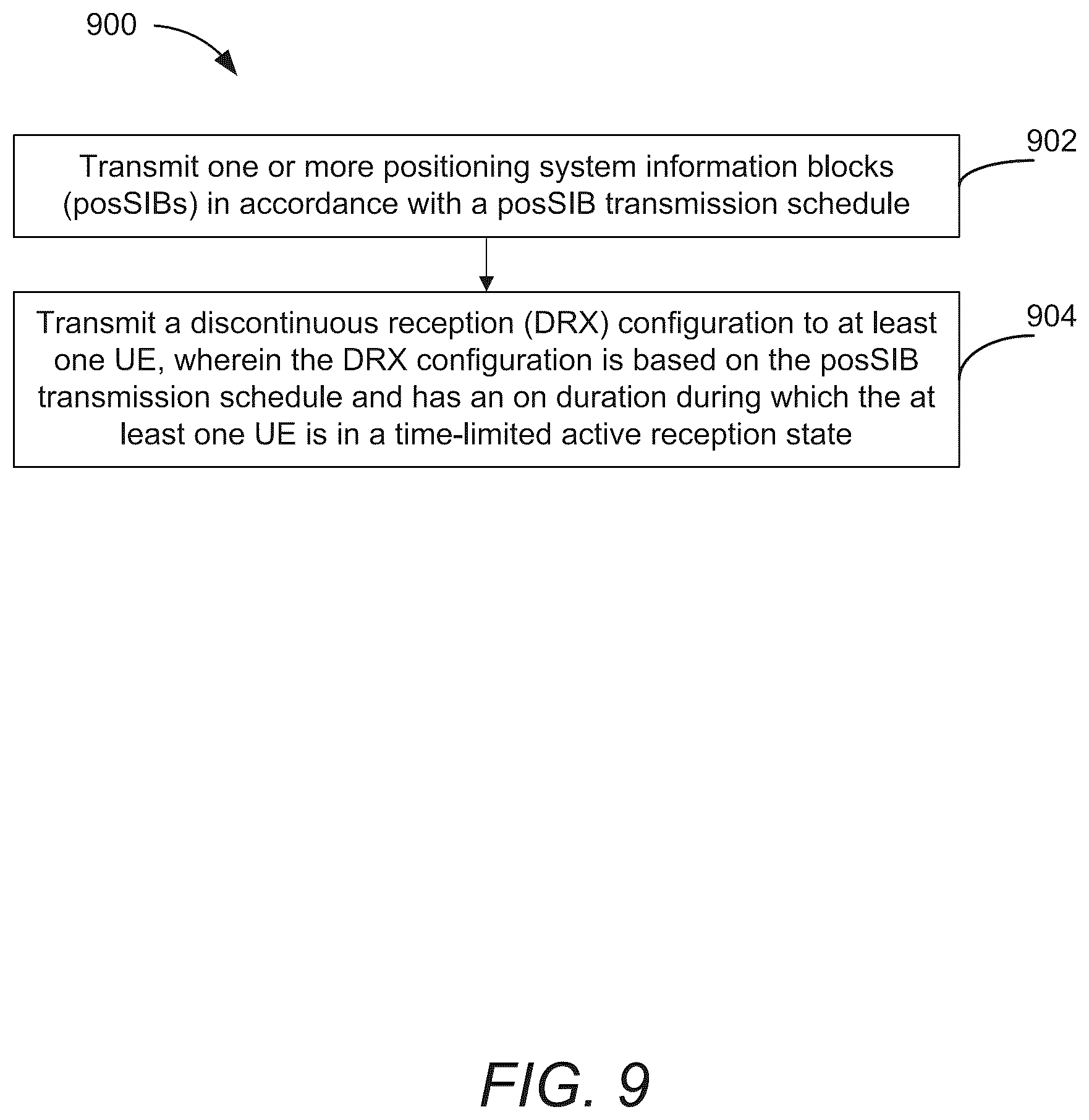 Patent US12568552 Figure 13 – Positioning system information blocks for network devices that implement power saving cycles