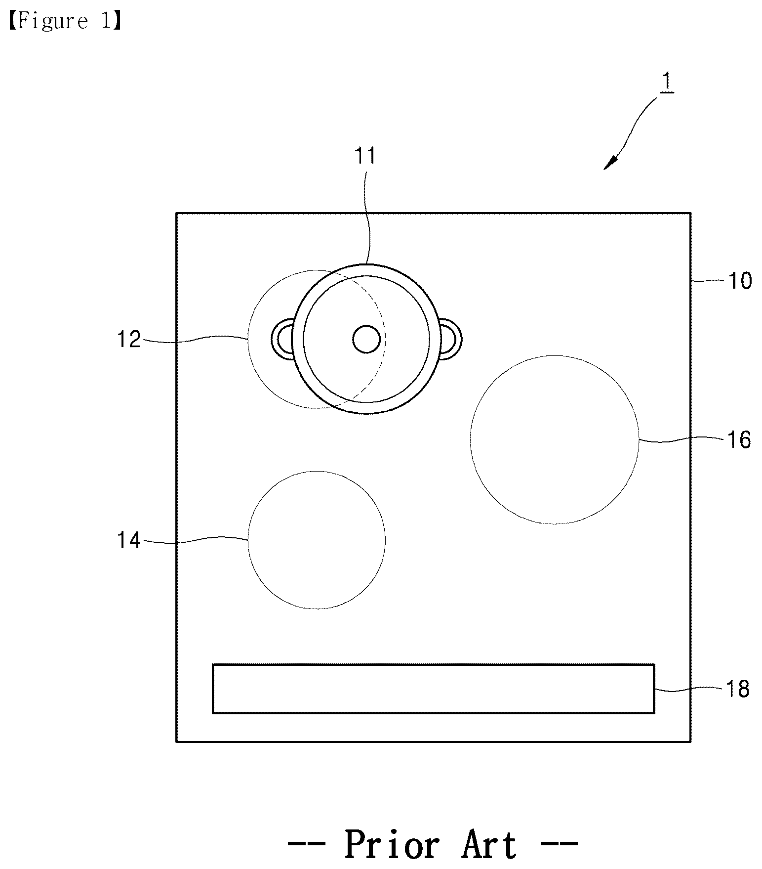 Patent US12568557 Figure 1 – Induction heating device and method of controlling the same