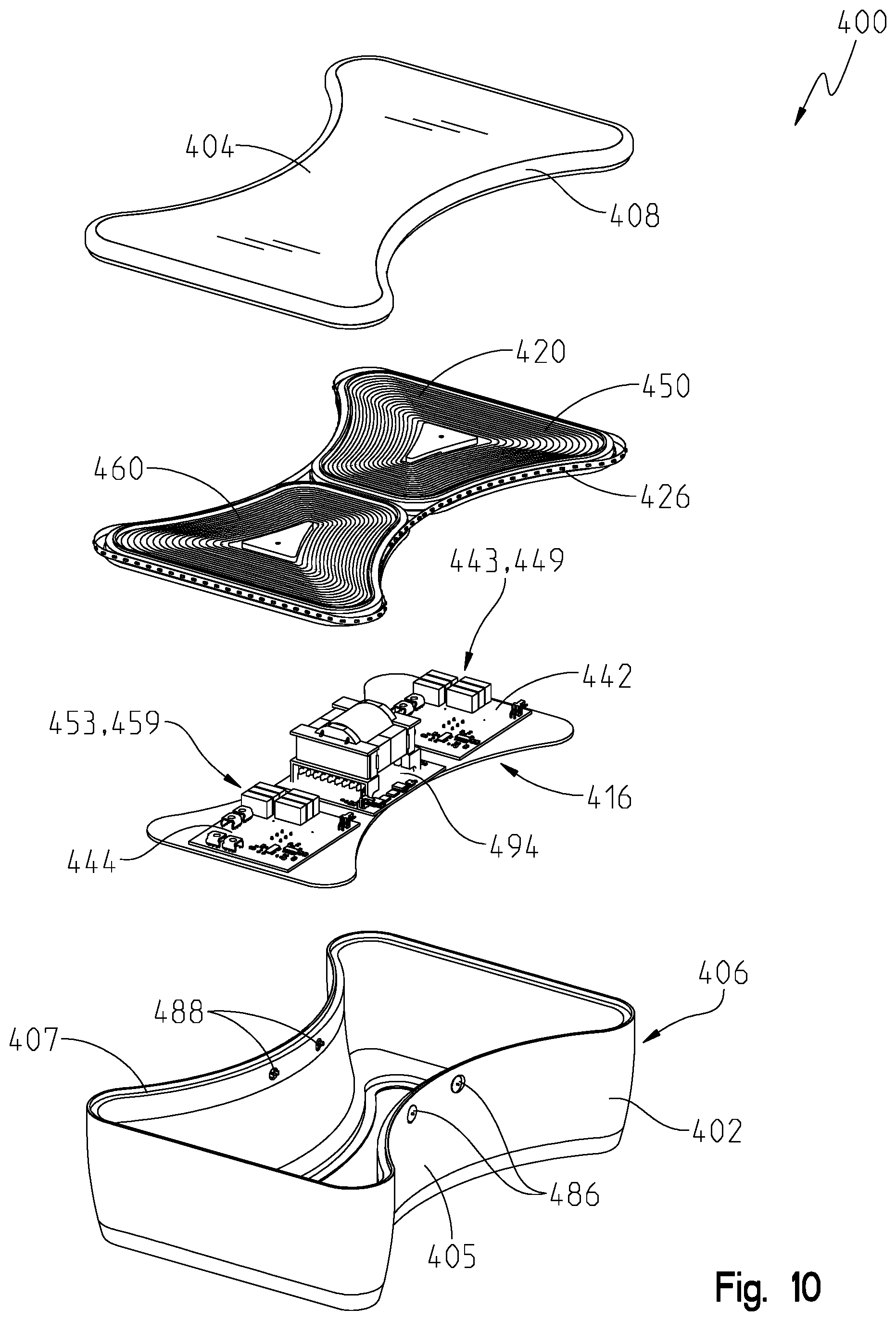 Patent US12568559 Figure 9 – Smart electromagnetic induction wireless charging and cooking device
