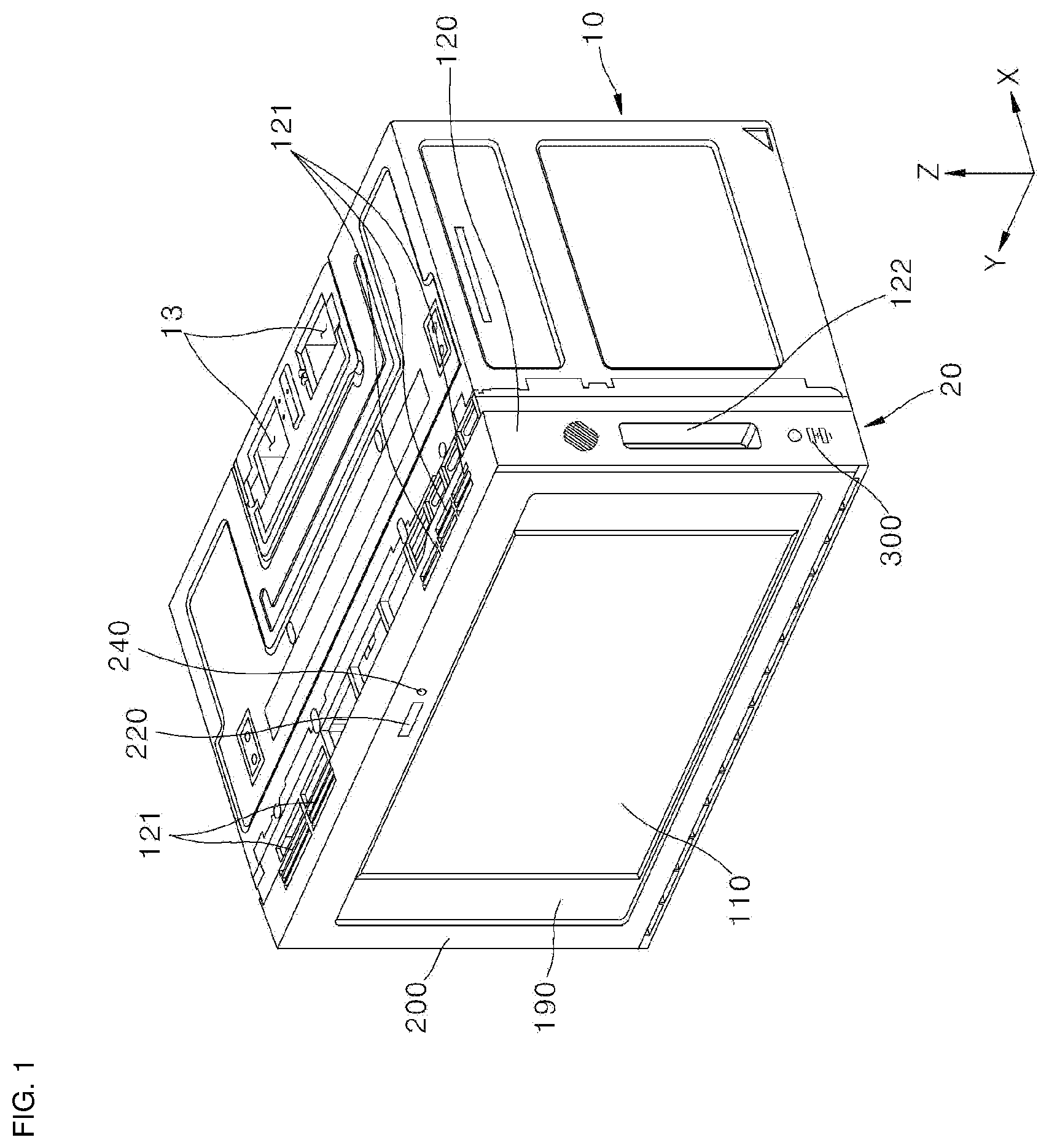 Patent US12568560 Figure 1 – Cooking appliance