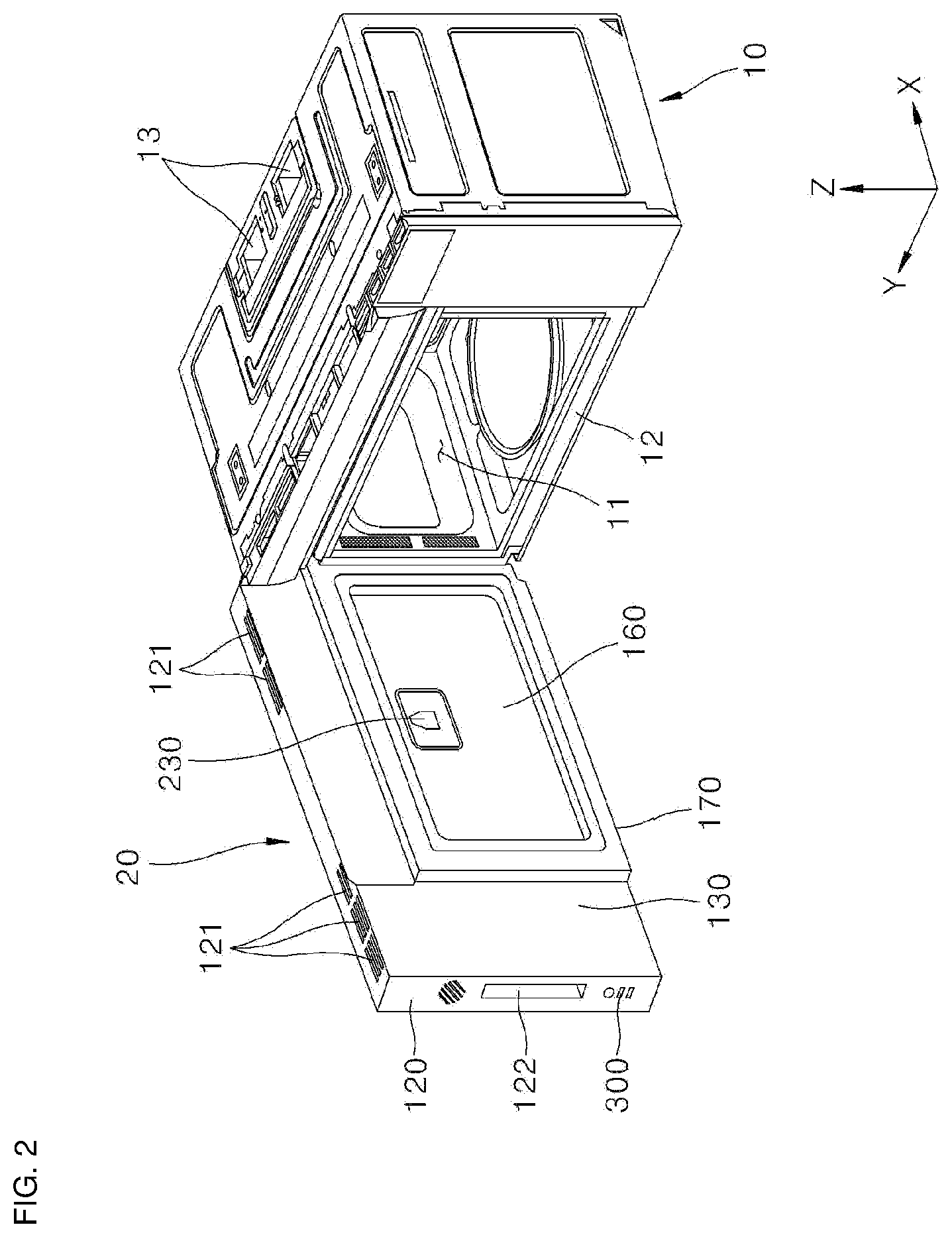 Patent US12568560 Figure 2 – Cooking appliance