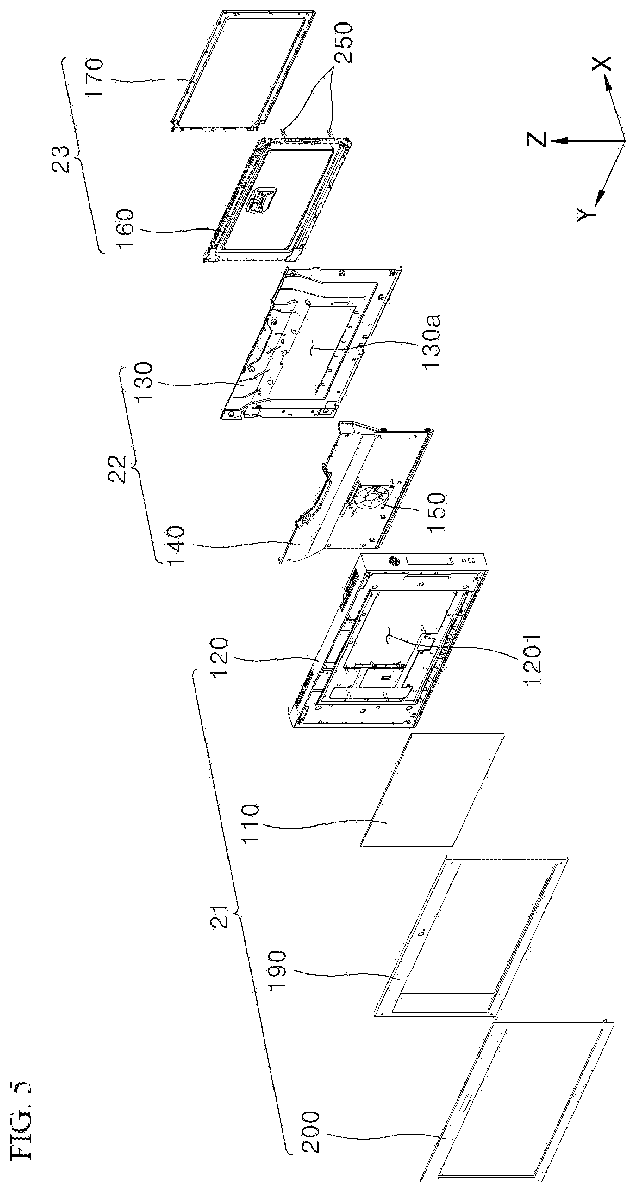 Patent US12568560 Figure 8 – Cooking appliance