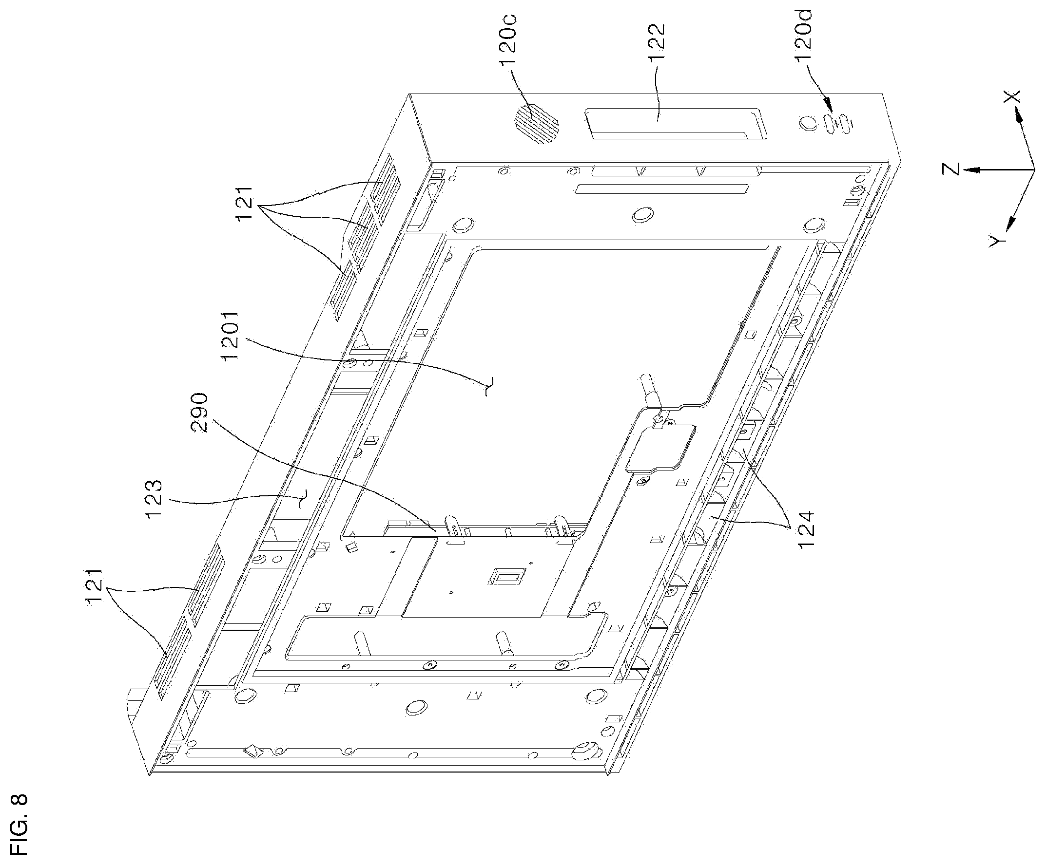 Patent US12568560 Figure 11 – Cooking appliance