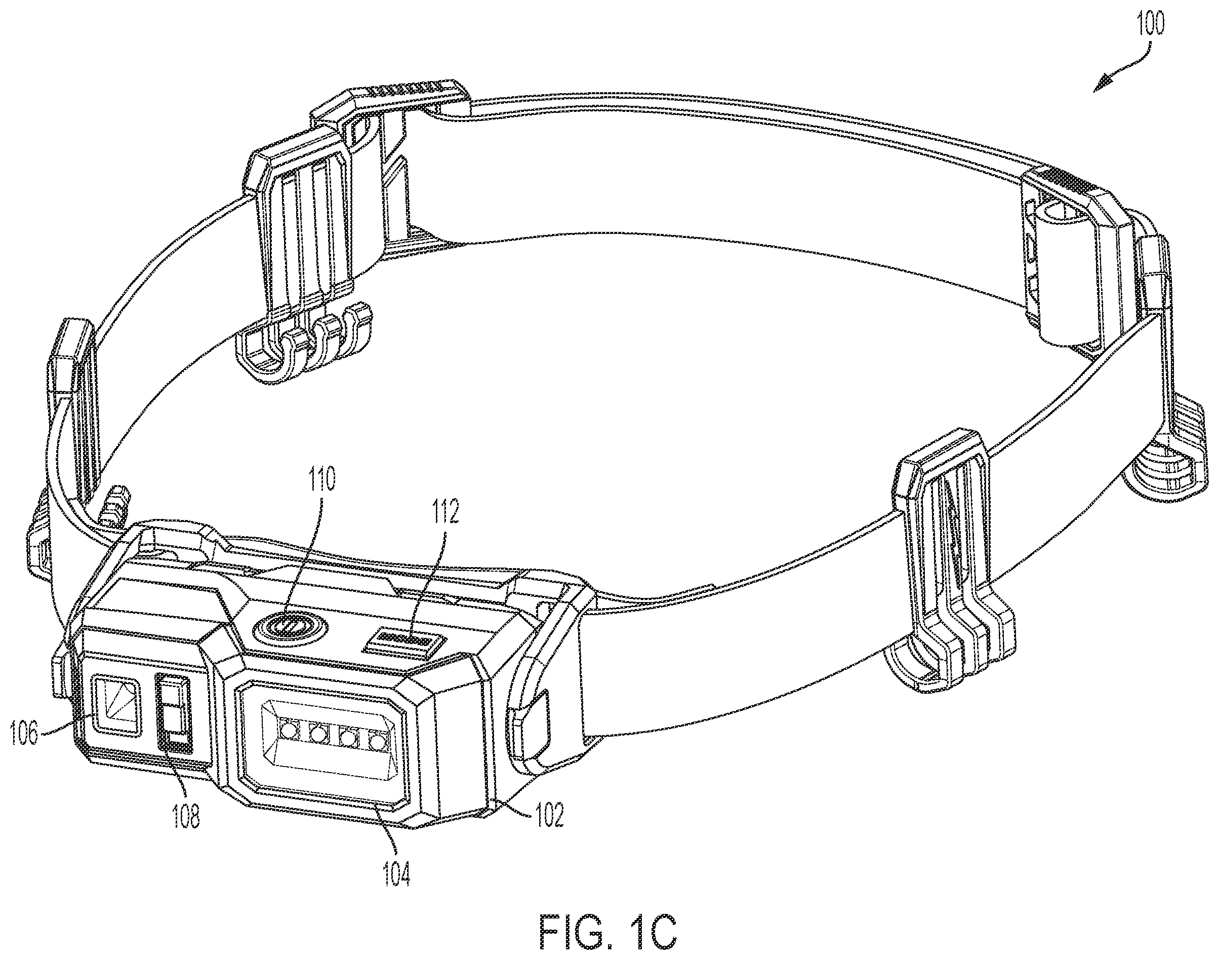 Patent US12568564 Figure 2 – Portable lighting device with automatic dimming functionality