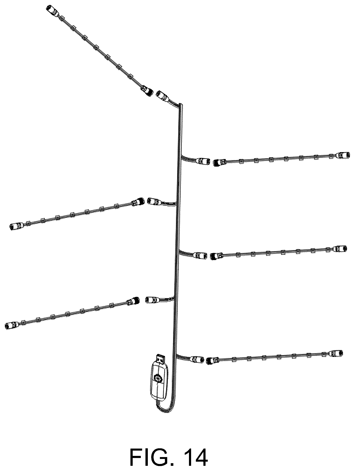 Patent US12568568 Figure 9 – Three-wire LED addressable online, three-wire continuous LED light string set, and online addressing method thereof