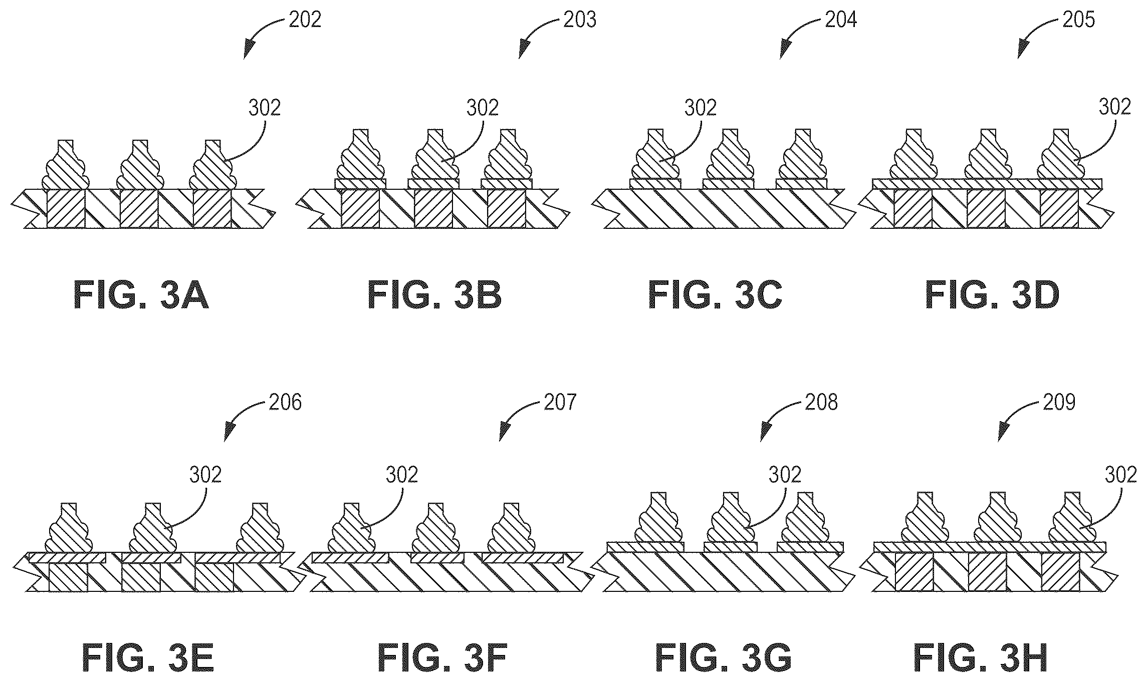 Patent US12568576 Figure 3 – Stud bumped printed circuit assembly